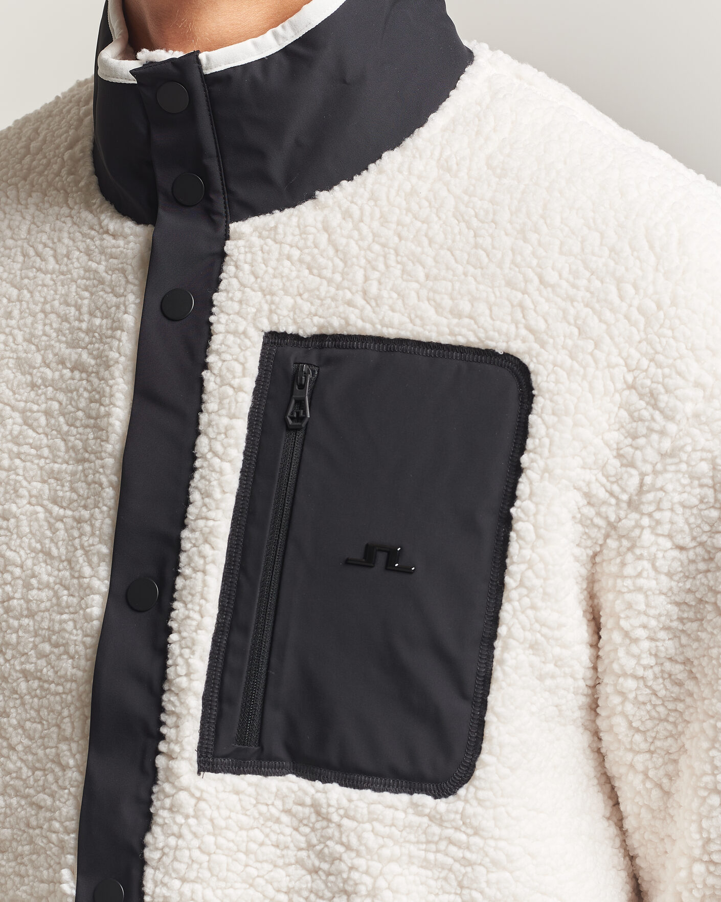 Hombres | Jerséis y prendas de punto | J.Lindeberg | Marshall Pile Full Zip Tofu
