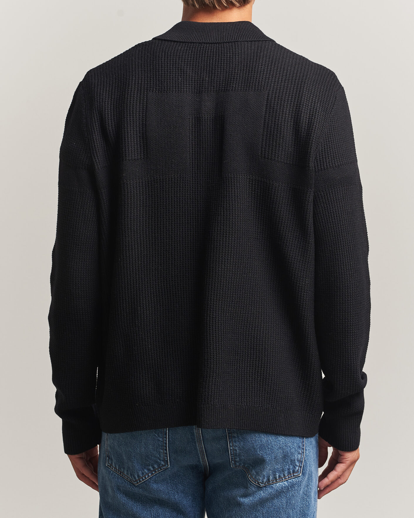 Hombres | Jerséis y prendas de punto | J.Lindeberg | Willem Knitted Cardigan Black