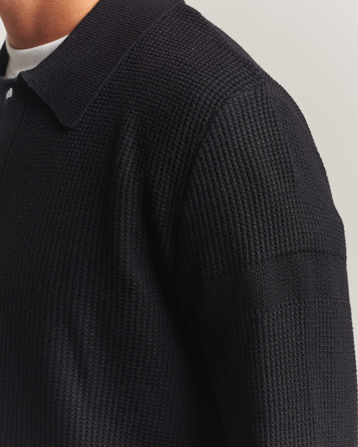 Hombres | Jerséis y prendas de punto | J.Lindeberg | Willem Knitted Cardigan Black