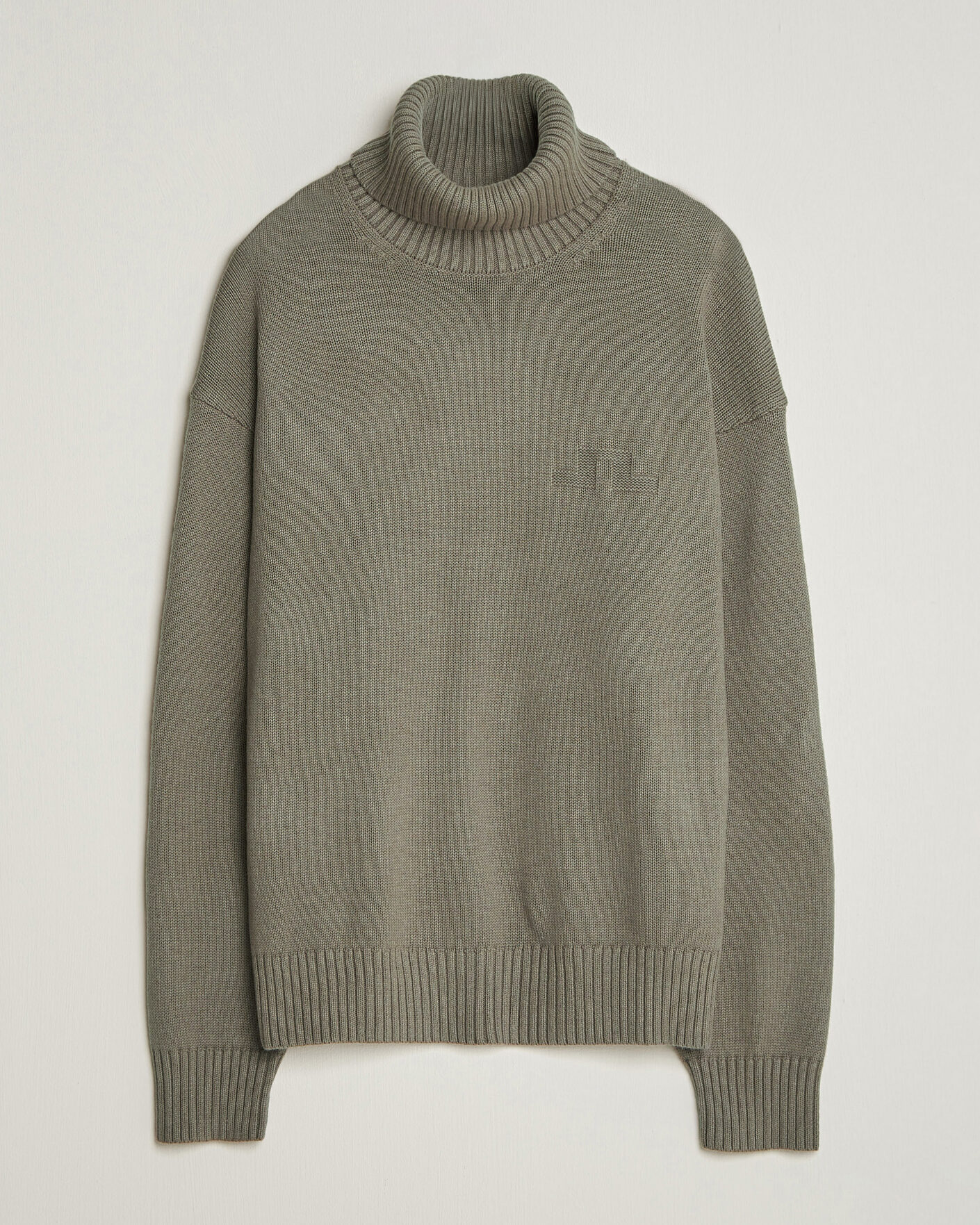 Hombres | Jerséis y prendas de punto | J.Lindeberg | Eddy Wool/Cotton Knitted Turtleneck Brindle