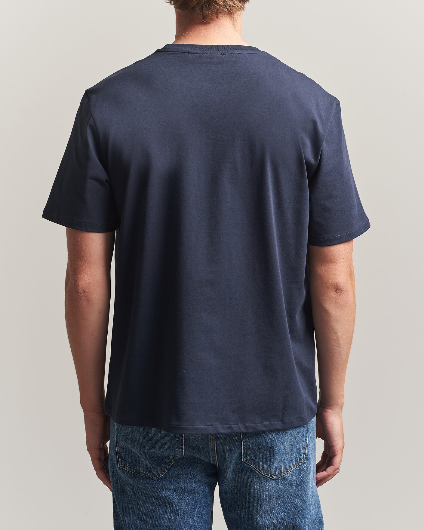 Hombres | Camisetas | J.Lindeberg | Alpha Crew Neck T-Shirt JL Navy