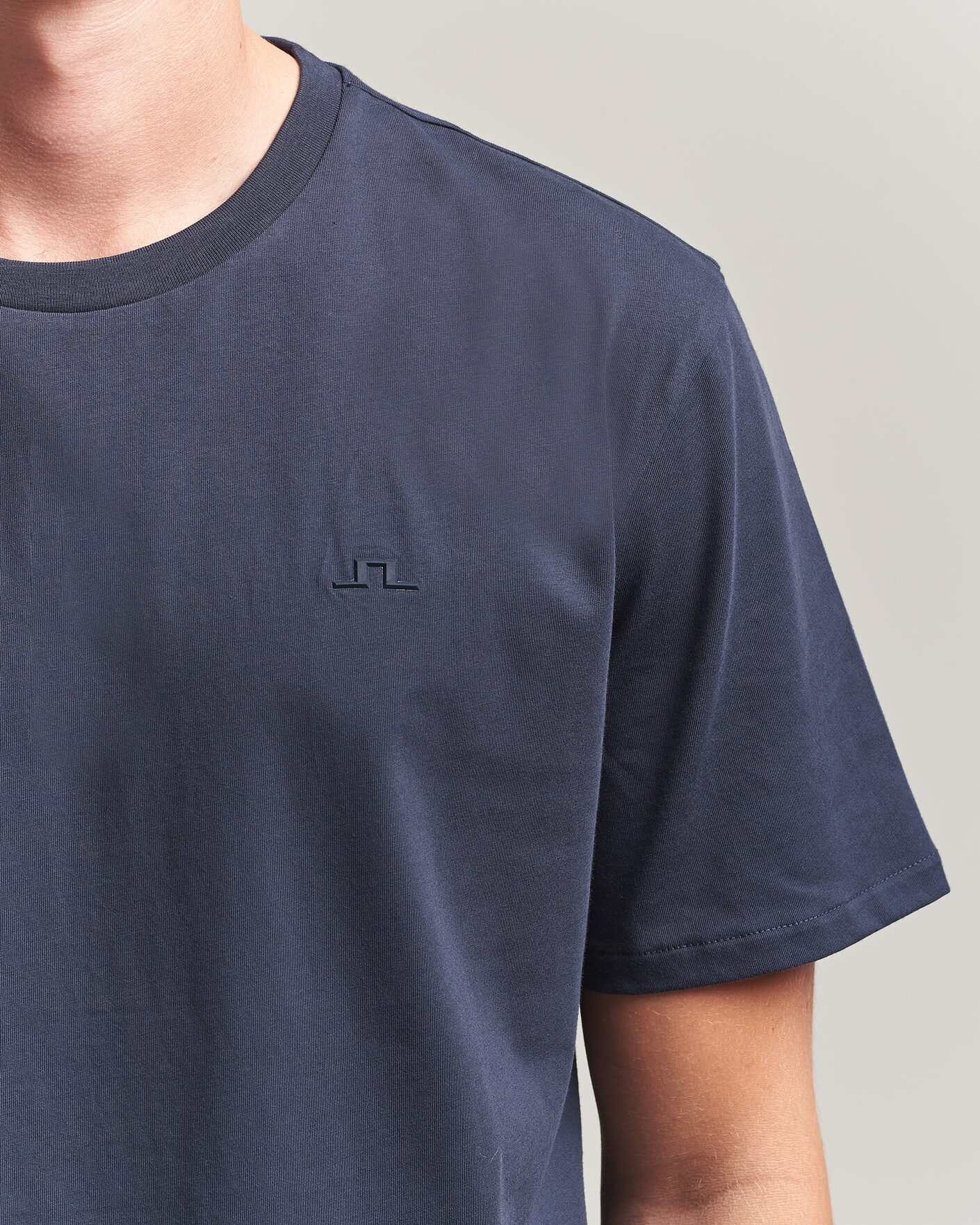 Hombres | Camisetas | J.Lindeberg | Alpha Crew Neck T-Shirt JL Navy