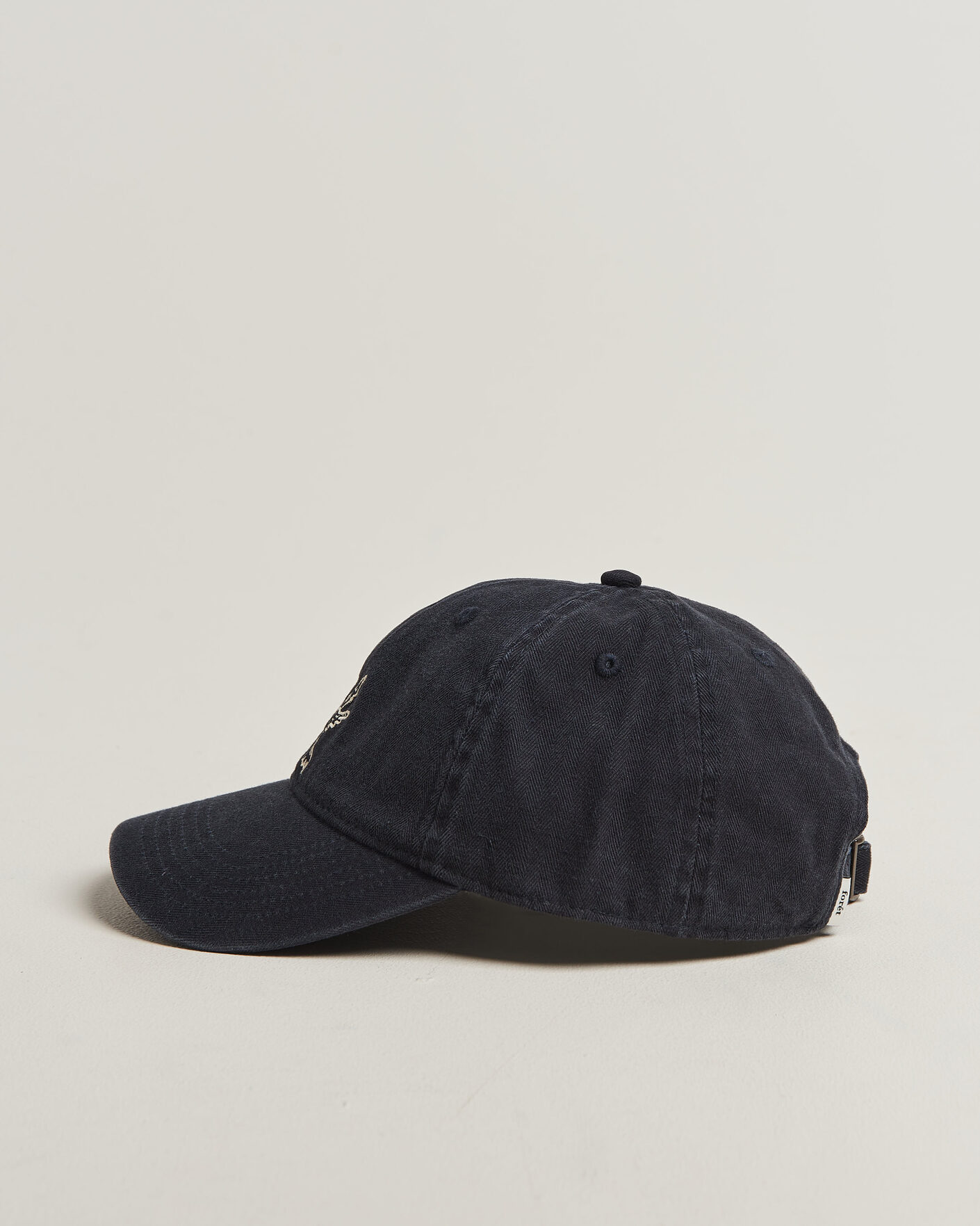 Hombres | Sombreros y gorras | Forét | Bird Washed Herringbone Cap Navy