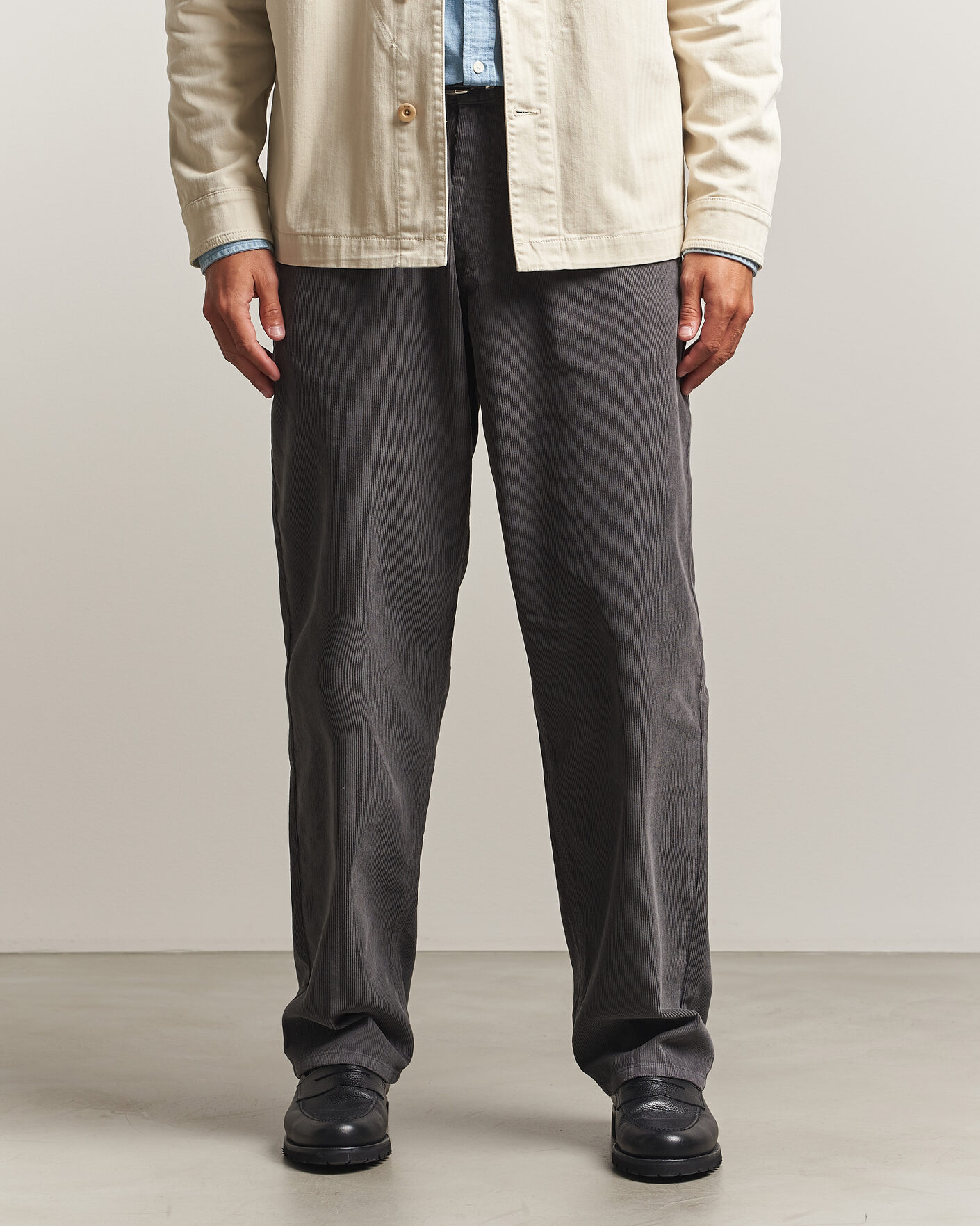 Hombres | Pantalones | Forét | Clay Corduroy Pants Grey
