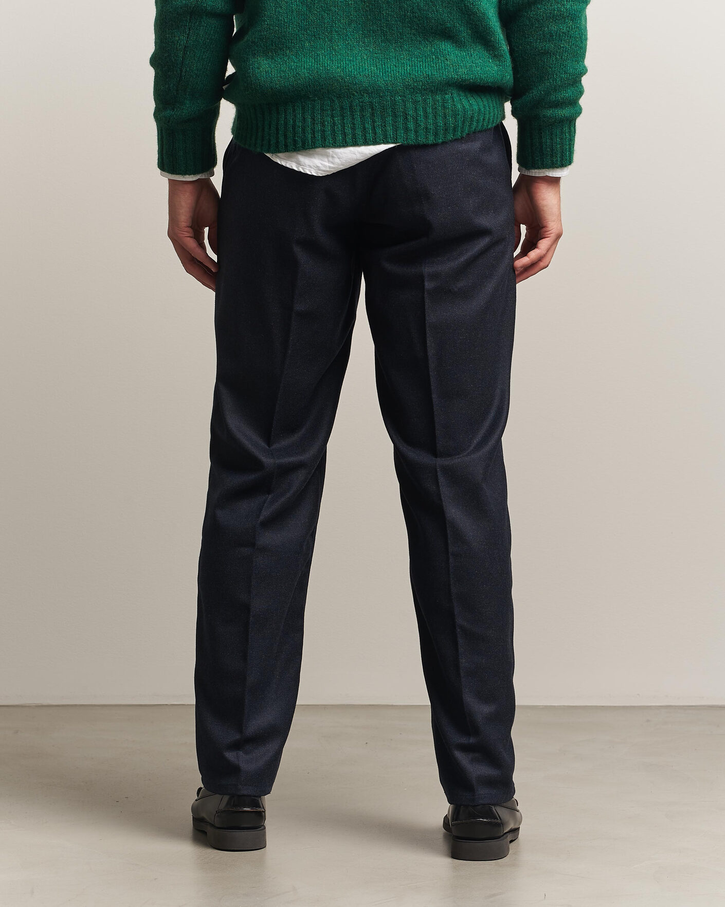Hombres | Pantalones | Forét | Clay Wool Pants Navy