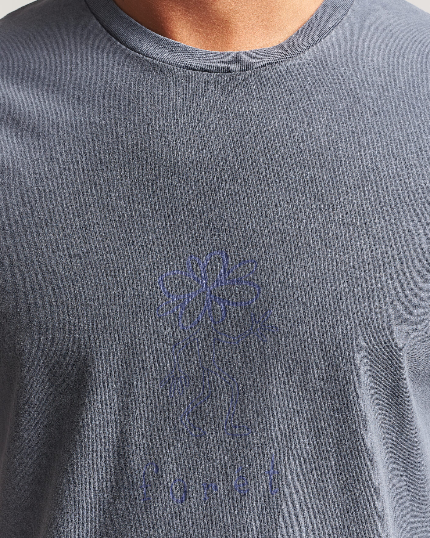 Hombres | Camisetas | Forét | Clover T-Shirt Navy