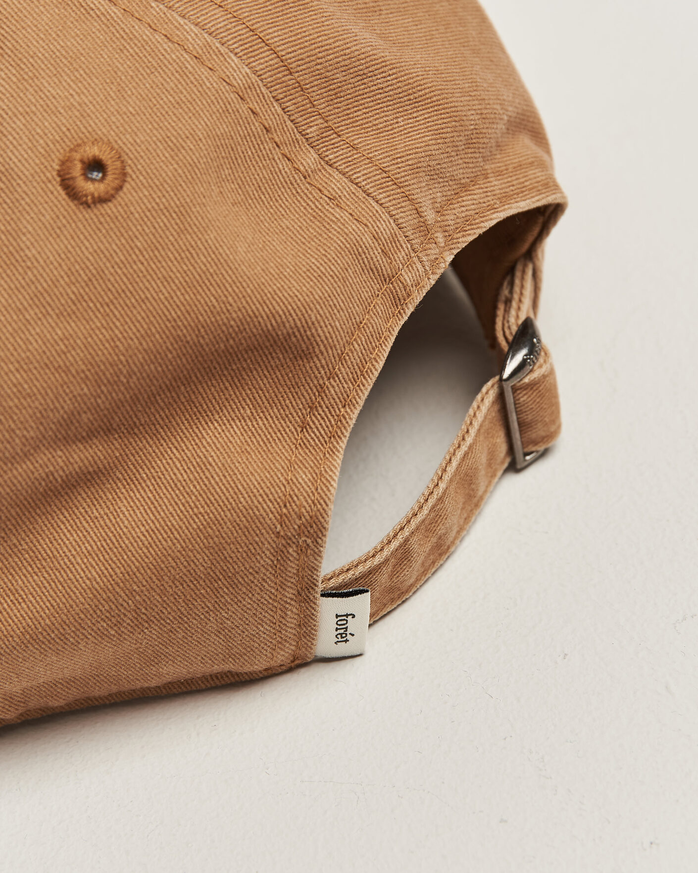 Hombres | Sombreros y gorras | Forét | Hawk Washed 2-Tone Cap Khaki/Brown