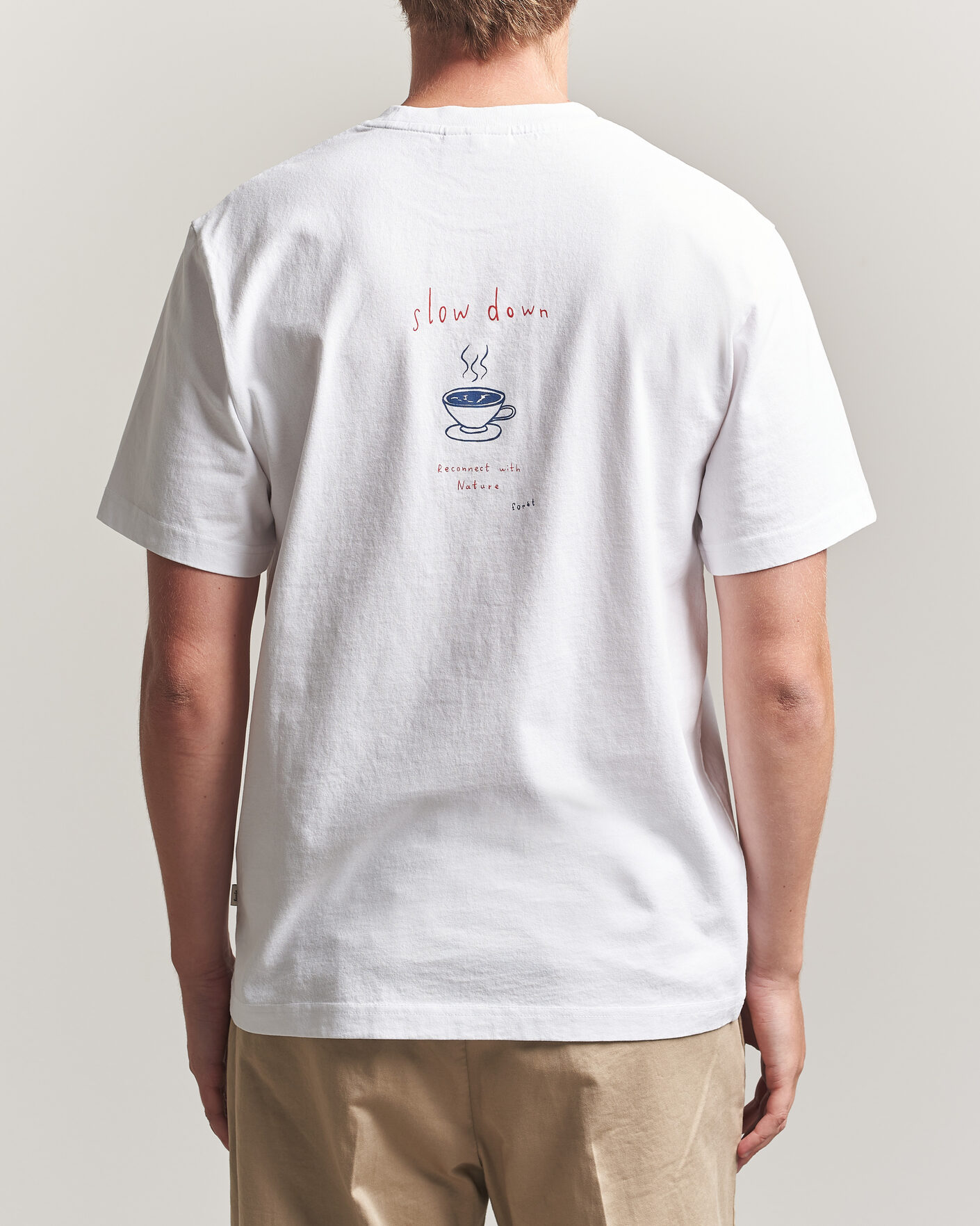 Hombres | Camisetas | Forét | Haze T-Shirt White