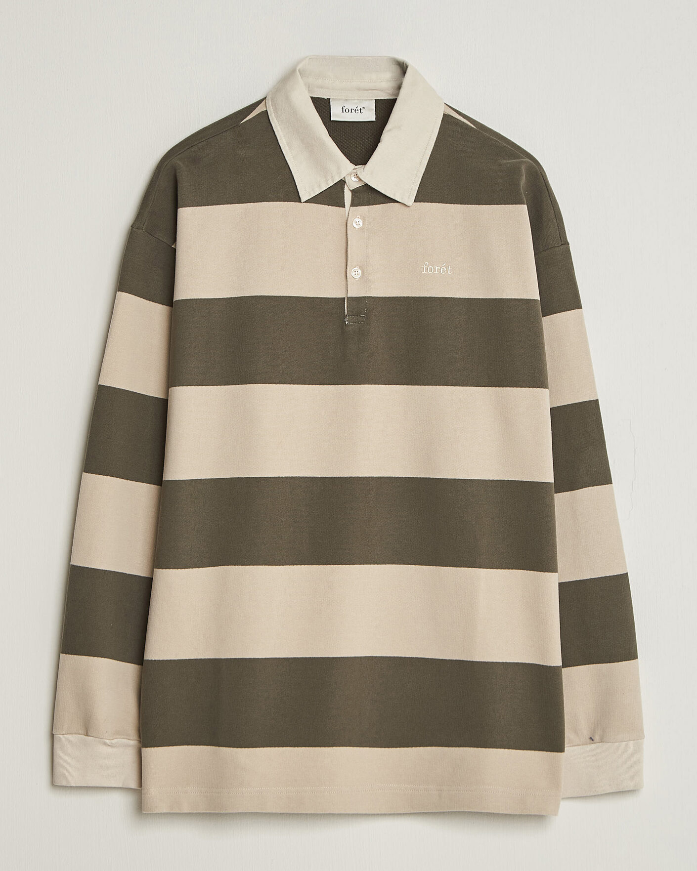 Hombres | Jerséis y prendas de punto | Forét | Match Rugby Sweatshirt Wood Stripe