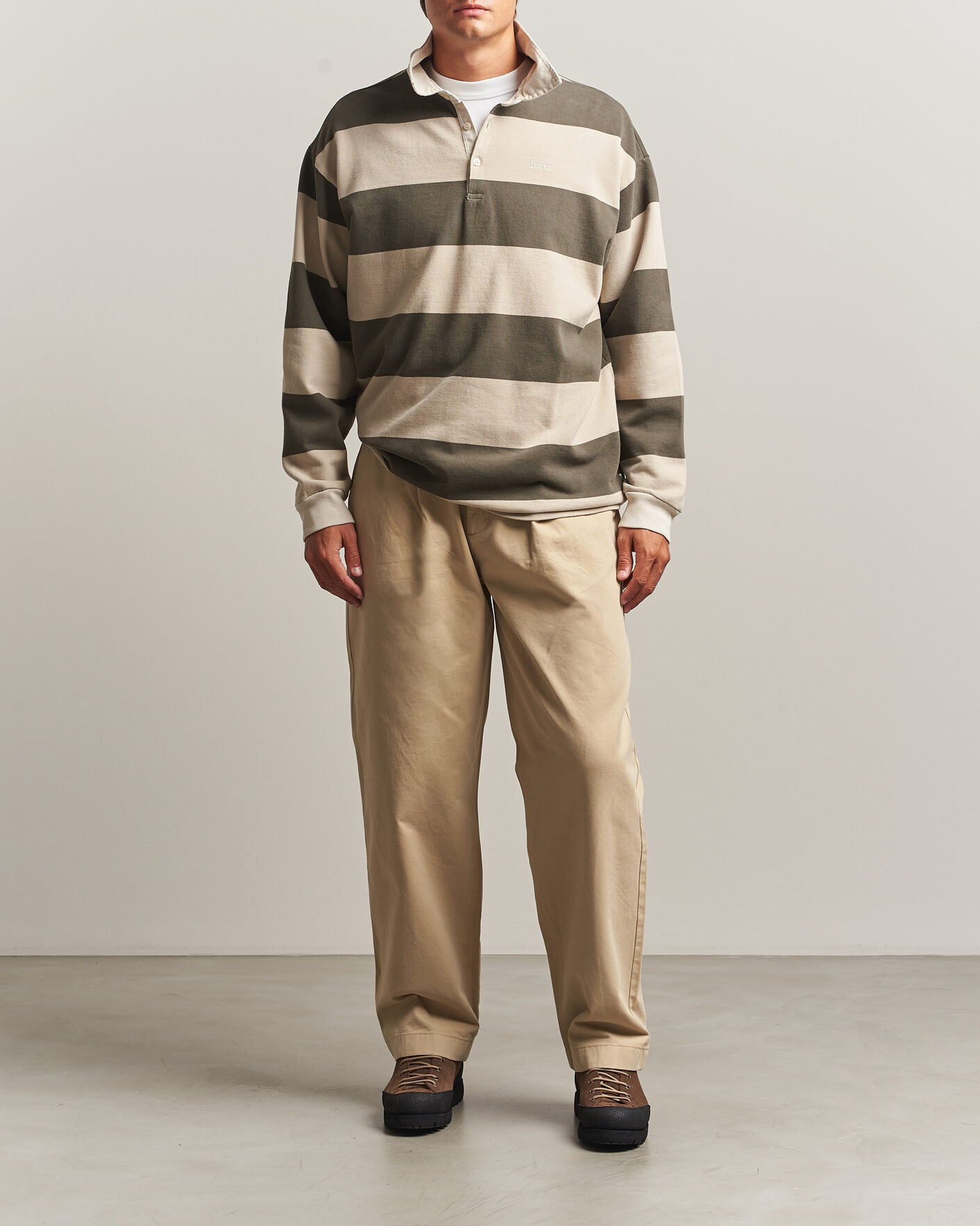 Hombres | Jerséis y prendas de punto | Forét | Match Rugby Sweatshirt Wood Stripe