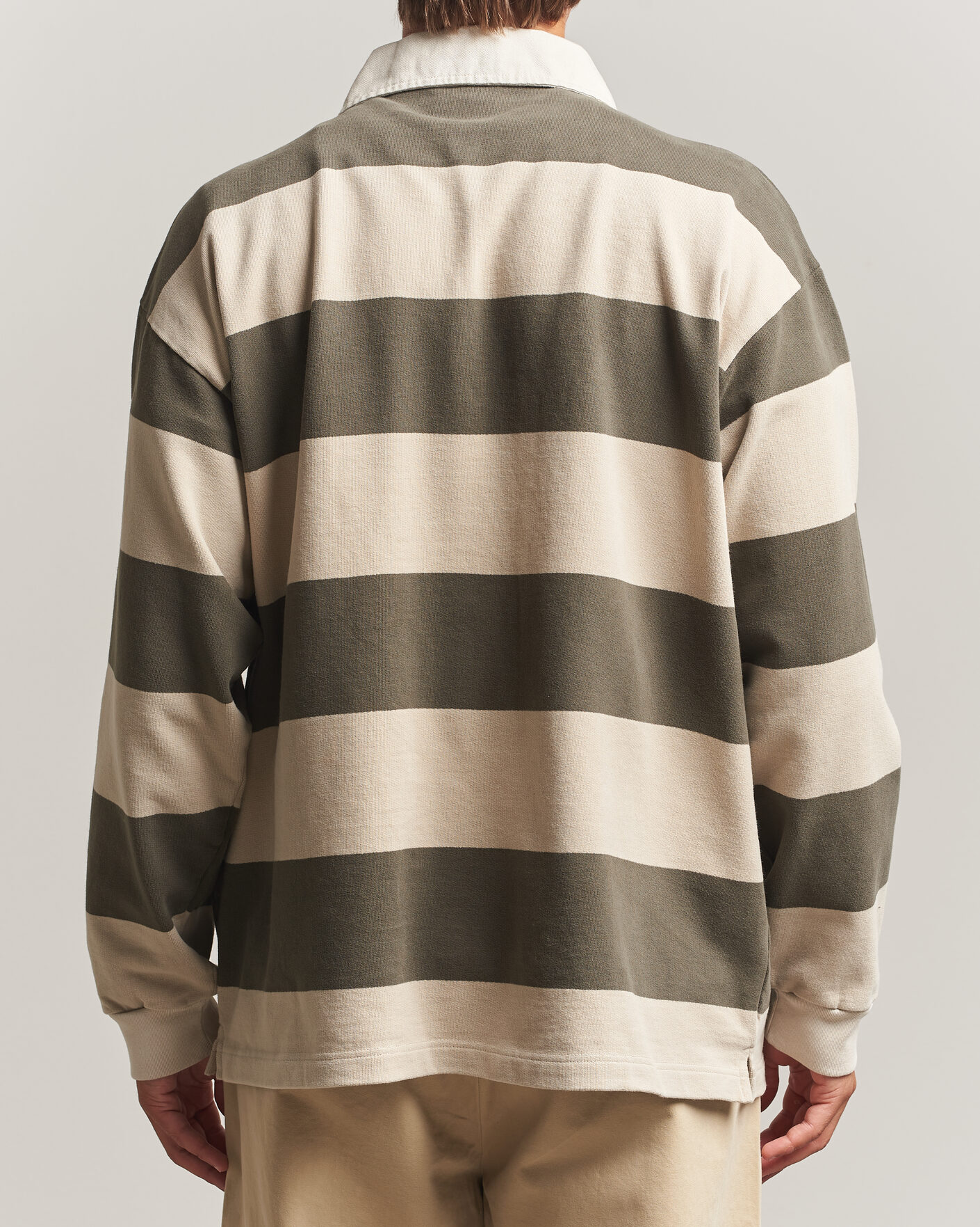 Hombres | Jerséis y prendas de punto | Forét | Match Rugby Sweatshirt Wood Stripe