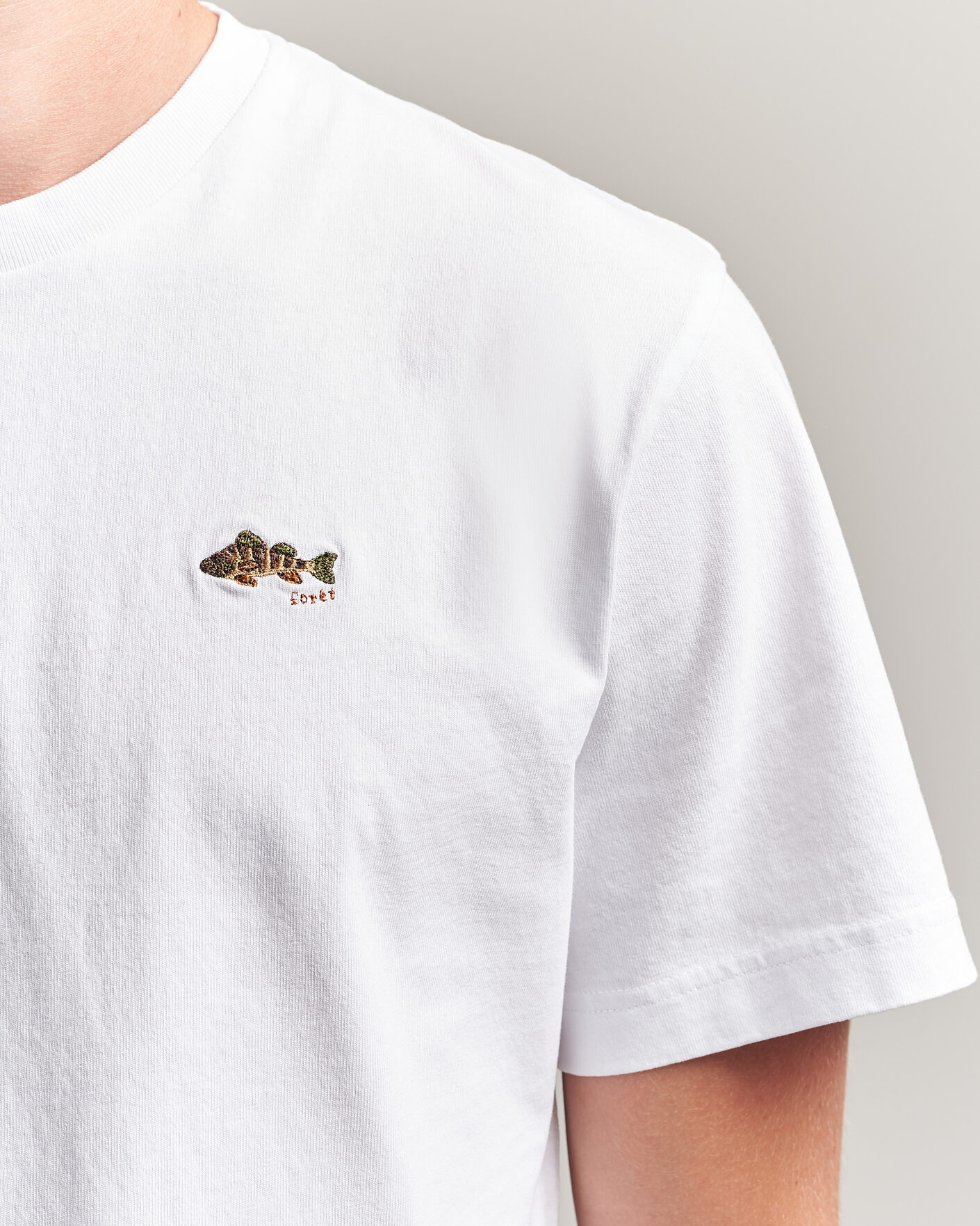 Hombres | Camisetas | Forét | Perch T-Shirt White