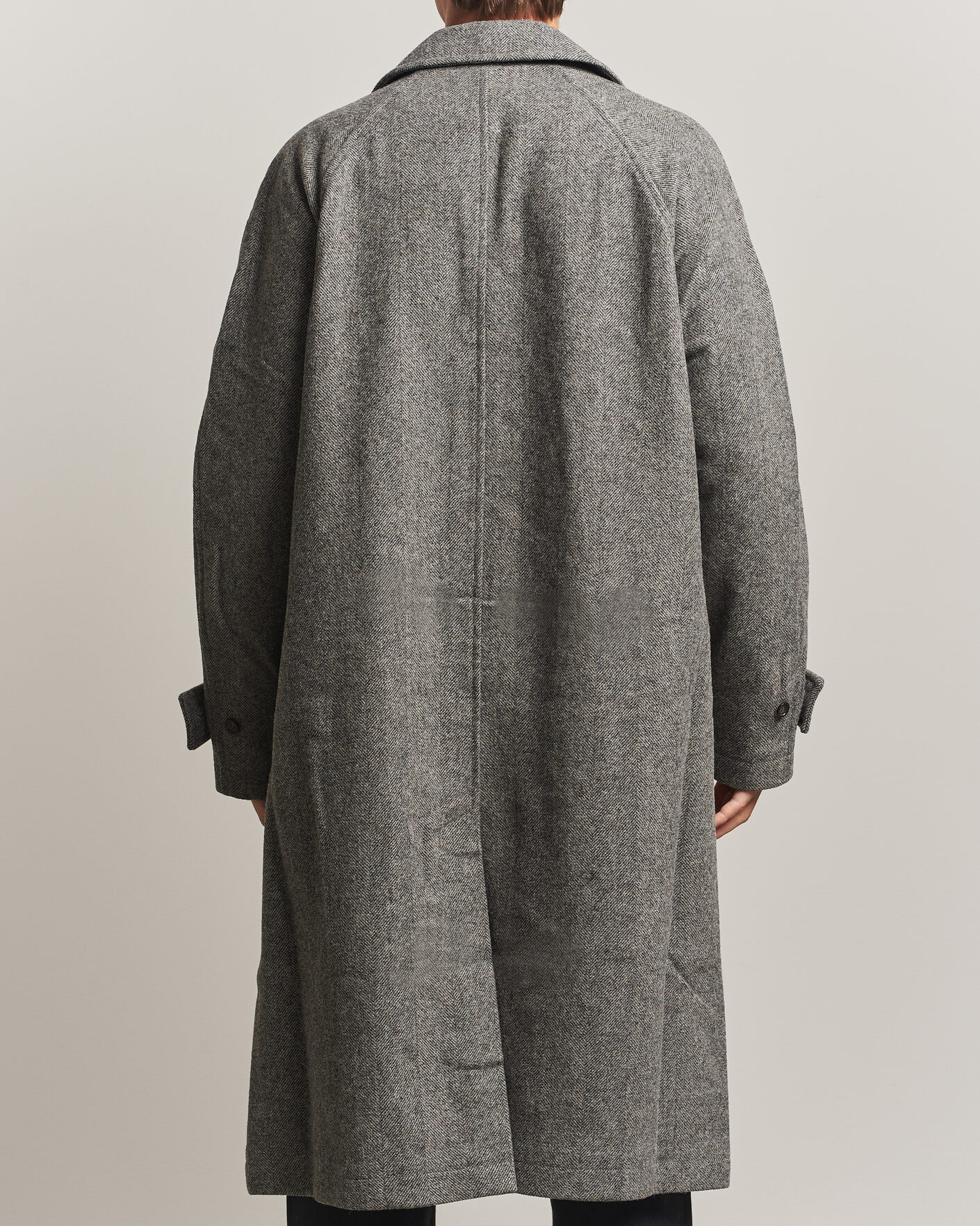 Hombres | Abrigos y chaquetas | Forét | Pine Wool Coat Grey Herringbone
