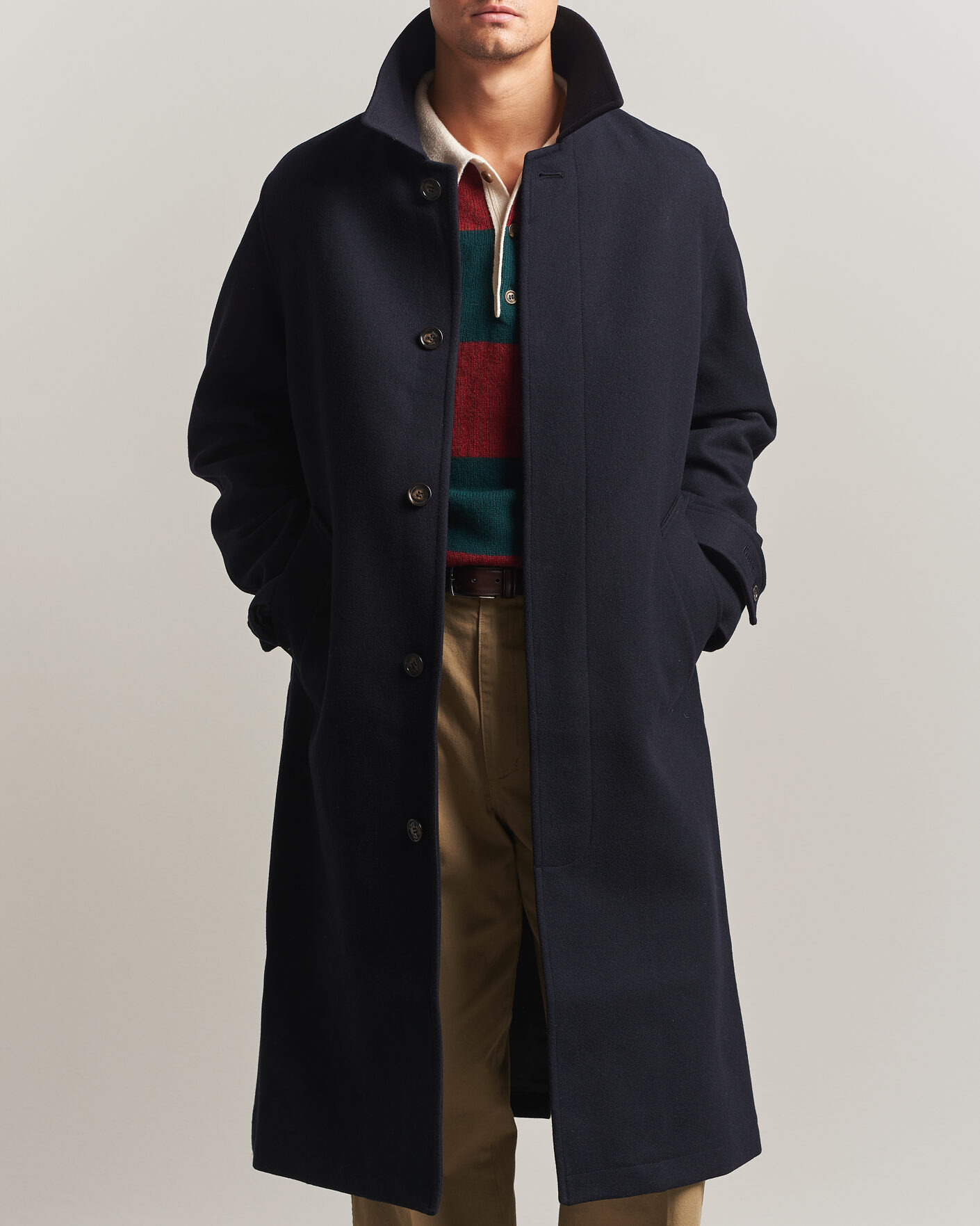 Hombres | Abrigos y chaquetas | Forét | Pine Wool Coat Navy