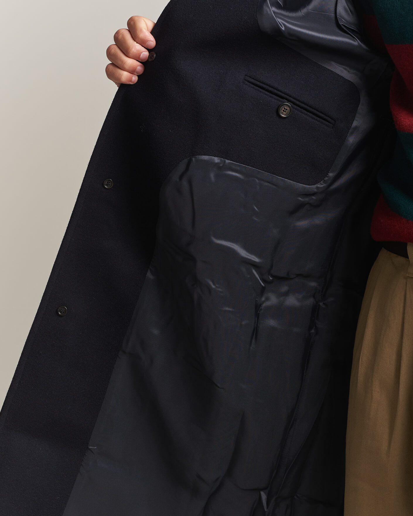 Hombres | Abrigos y chaquetas | Forét | Pine Wool Coat Navy