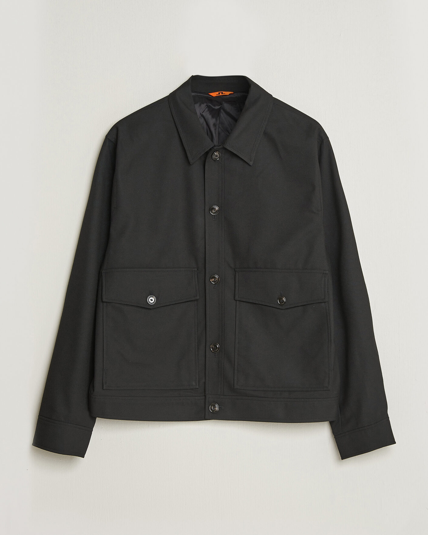 Hombres | Abrigos y chaquetas | J.Lindeberg | Jevin Brushed Twill Jacket Black