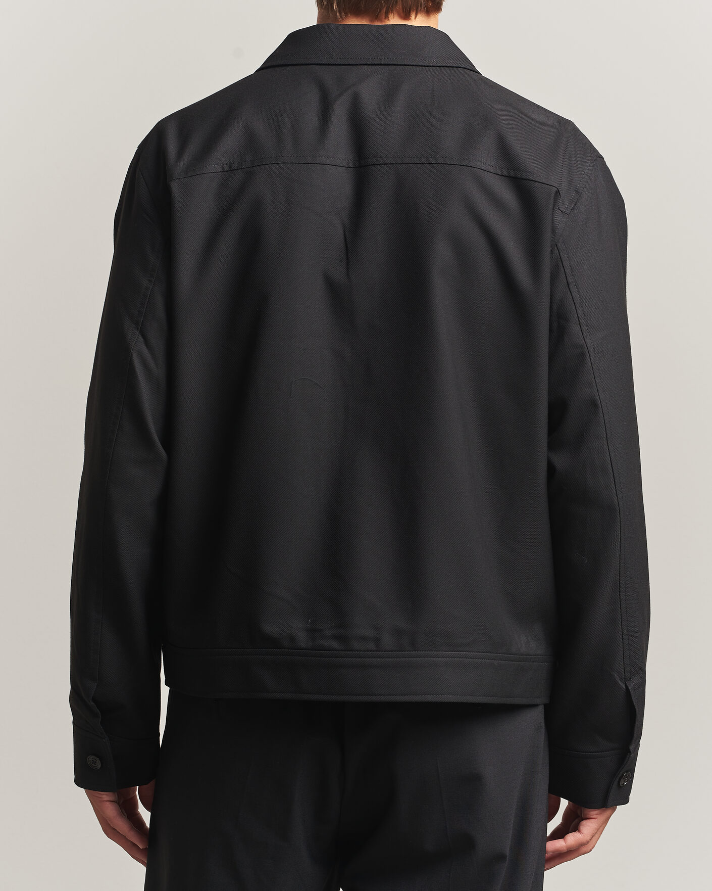 Hombres | Abrigos y chaquetas | J.Lindeberg | Jevin Brushed Twill Jacket Black