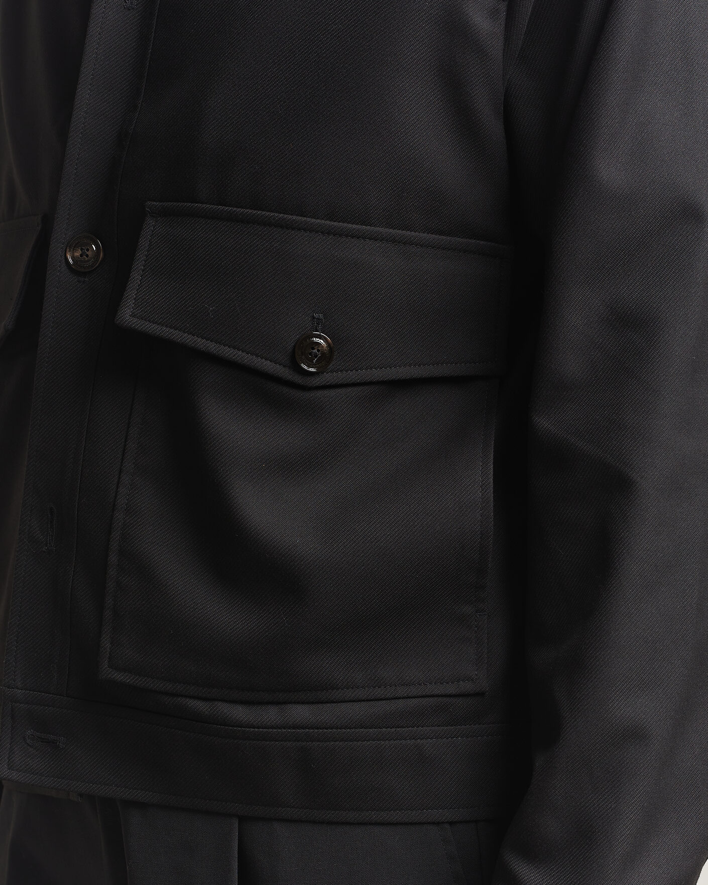 Hombres | Abrigos y chaquetas | J.Lindeberg | Jevin Brushed Twill Jacket Black