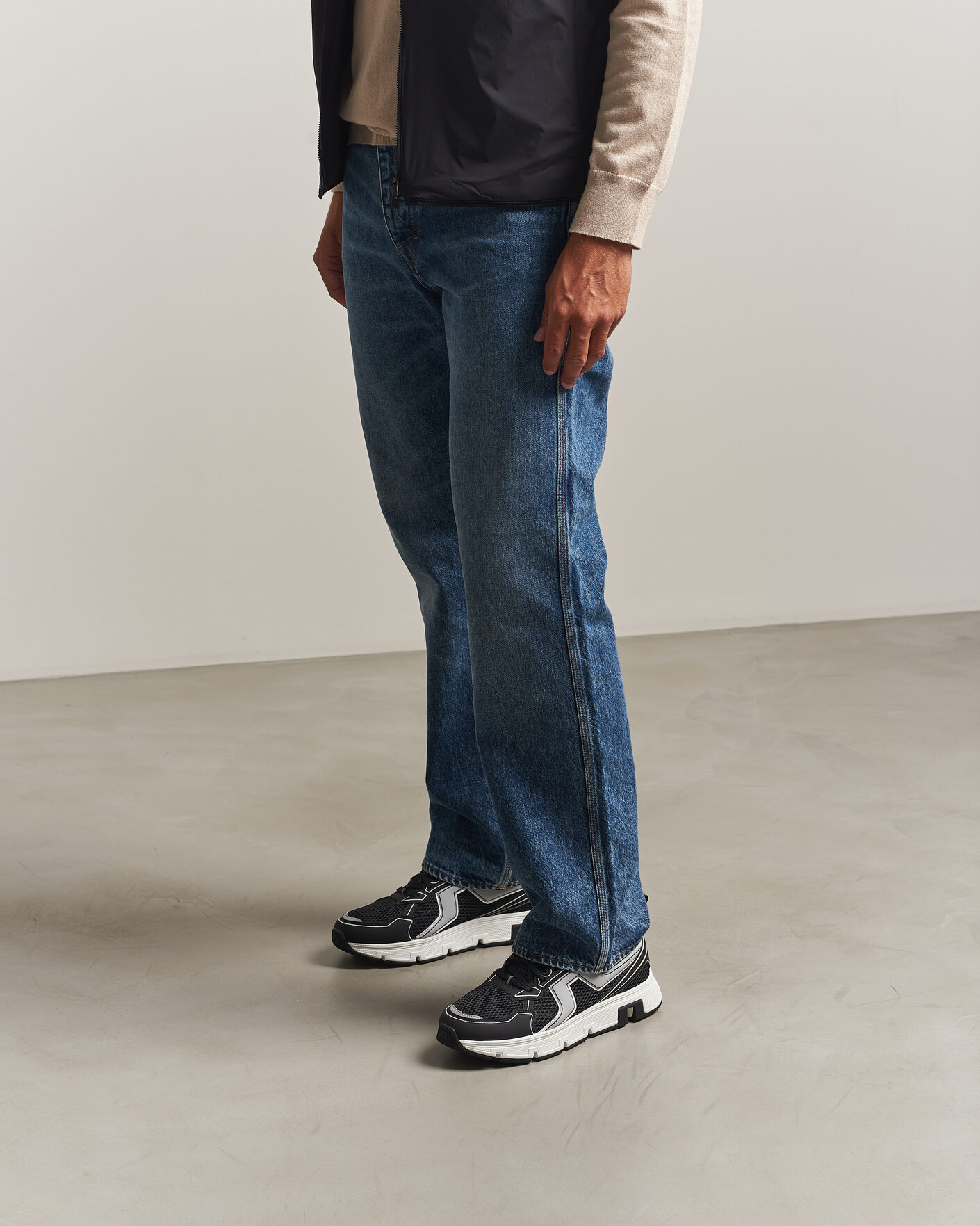 Hombres | Zapatillas | J.Lindeberg | Vent 500 Sport Running Sneaker Black