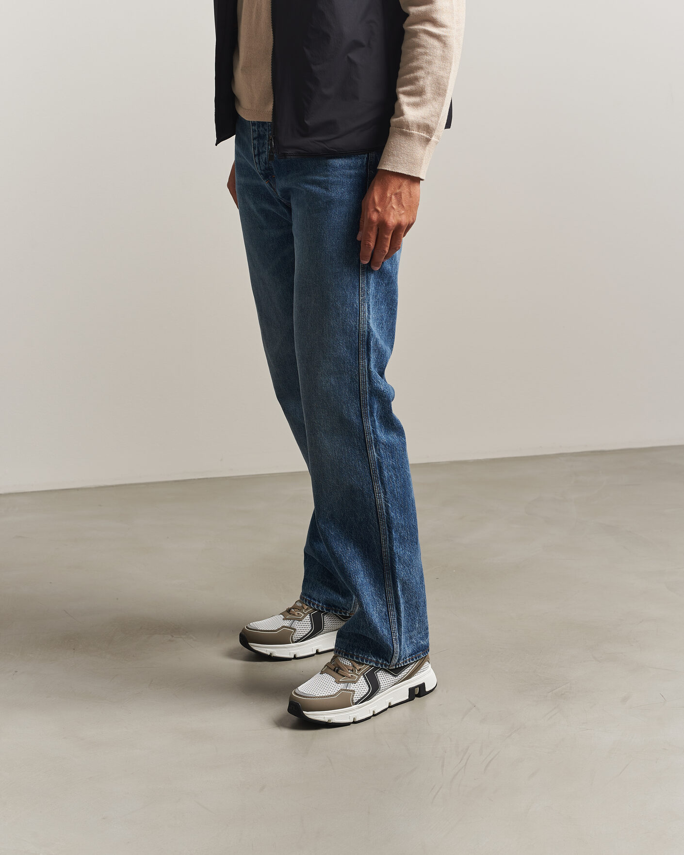 Hombres | Zapatillas | J.Lindeberg | Vent 500 Sport Running Sneaker Brindle