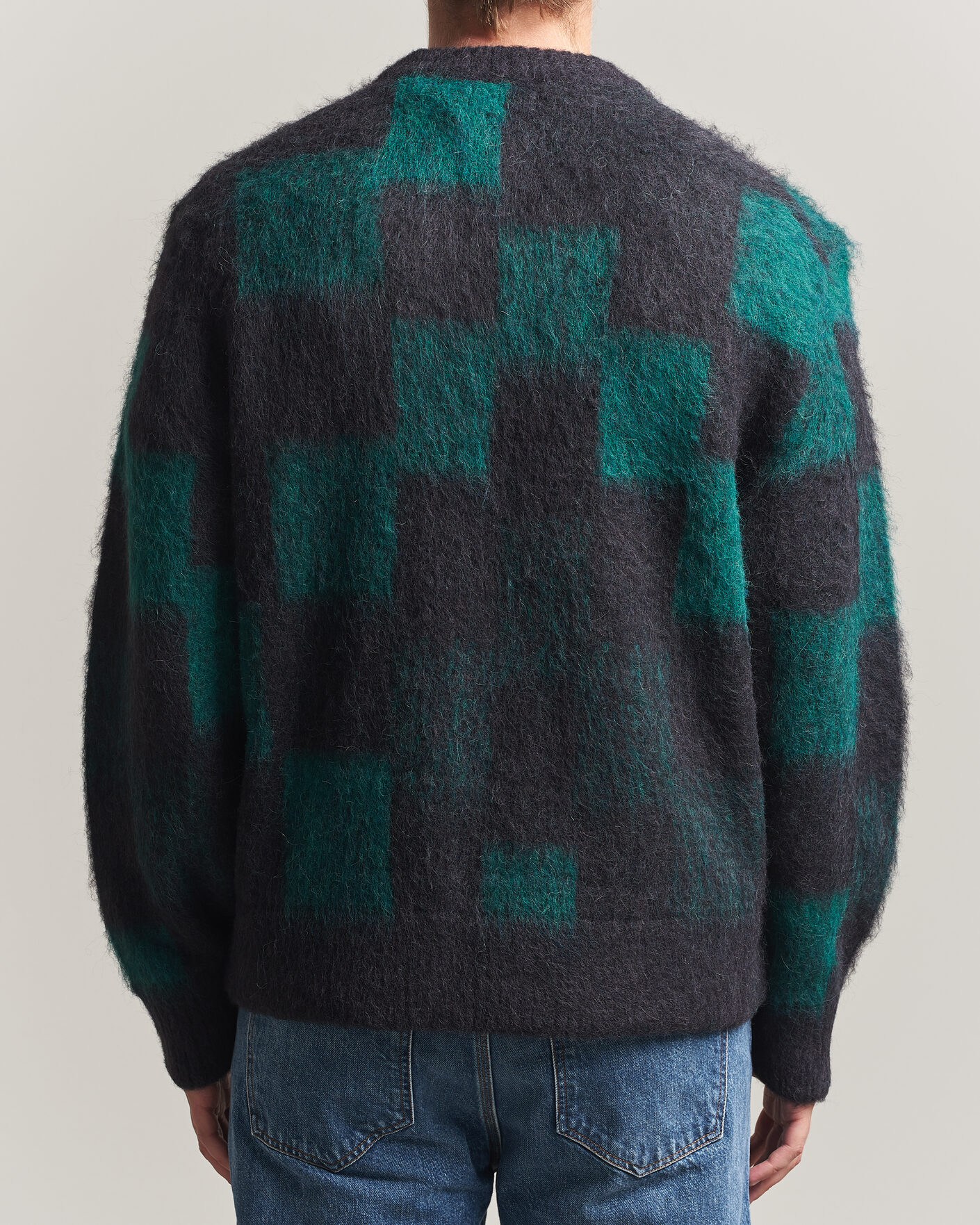 Hombres | Jerséis y prendas de punto | J.Lindeberg | Hank Graphic Knitted Sweater Forest Biome