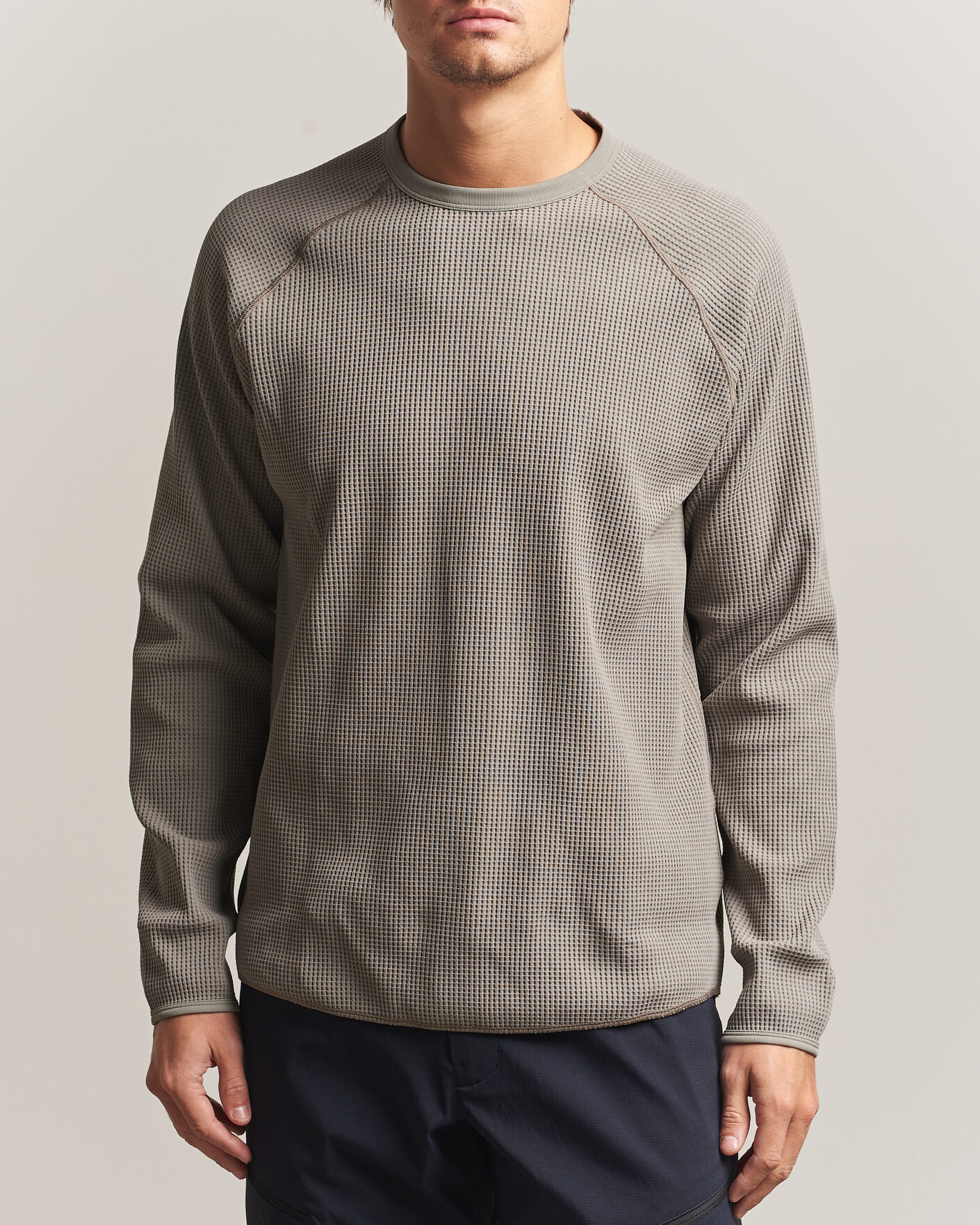 Hombres | Camisetas | Goldwin | WF Light Long Sleeve T-Shirt Arid Beige