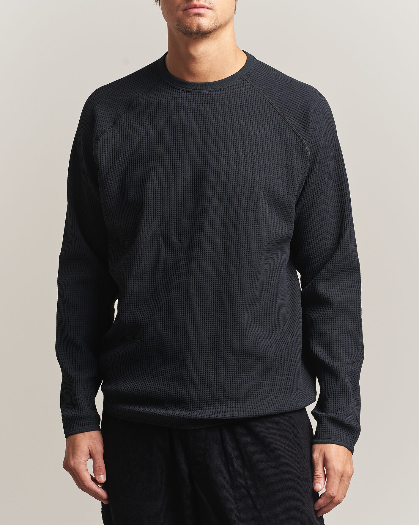 Hombres | Camisetas | Goldwin | WF Light Long Sleeve T-Shirt Black