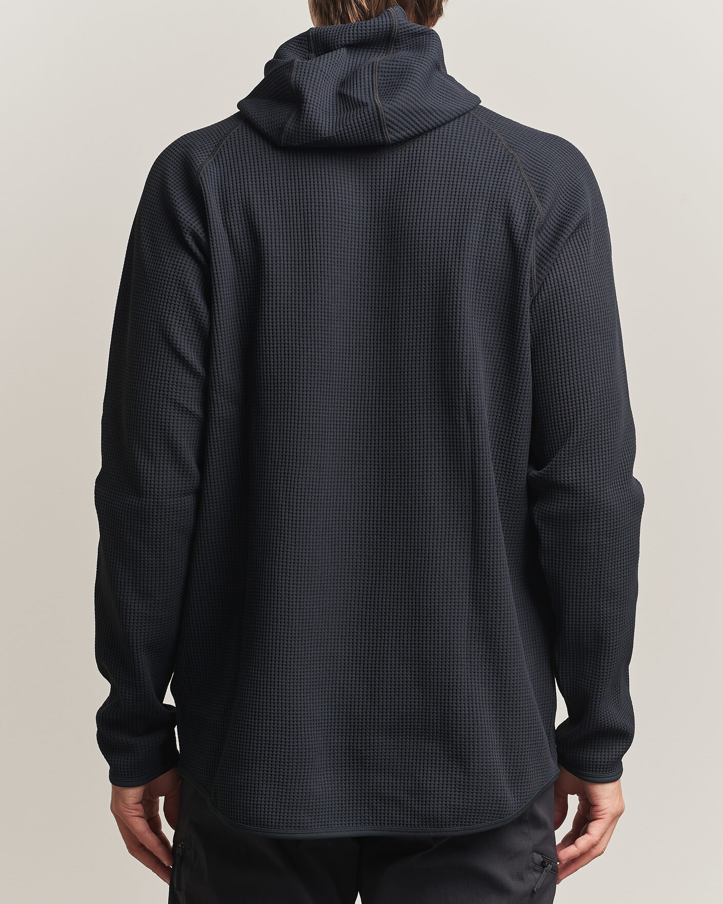 Hombres | Jerséis y prendas de punto | Goldwin | WF Light Long Sleeve Hoodie Black