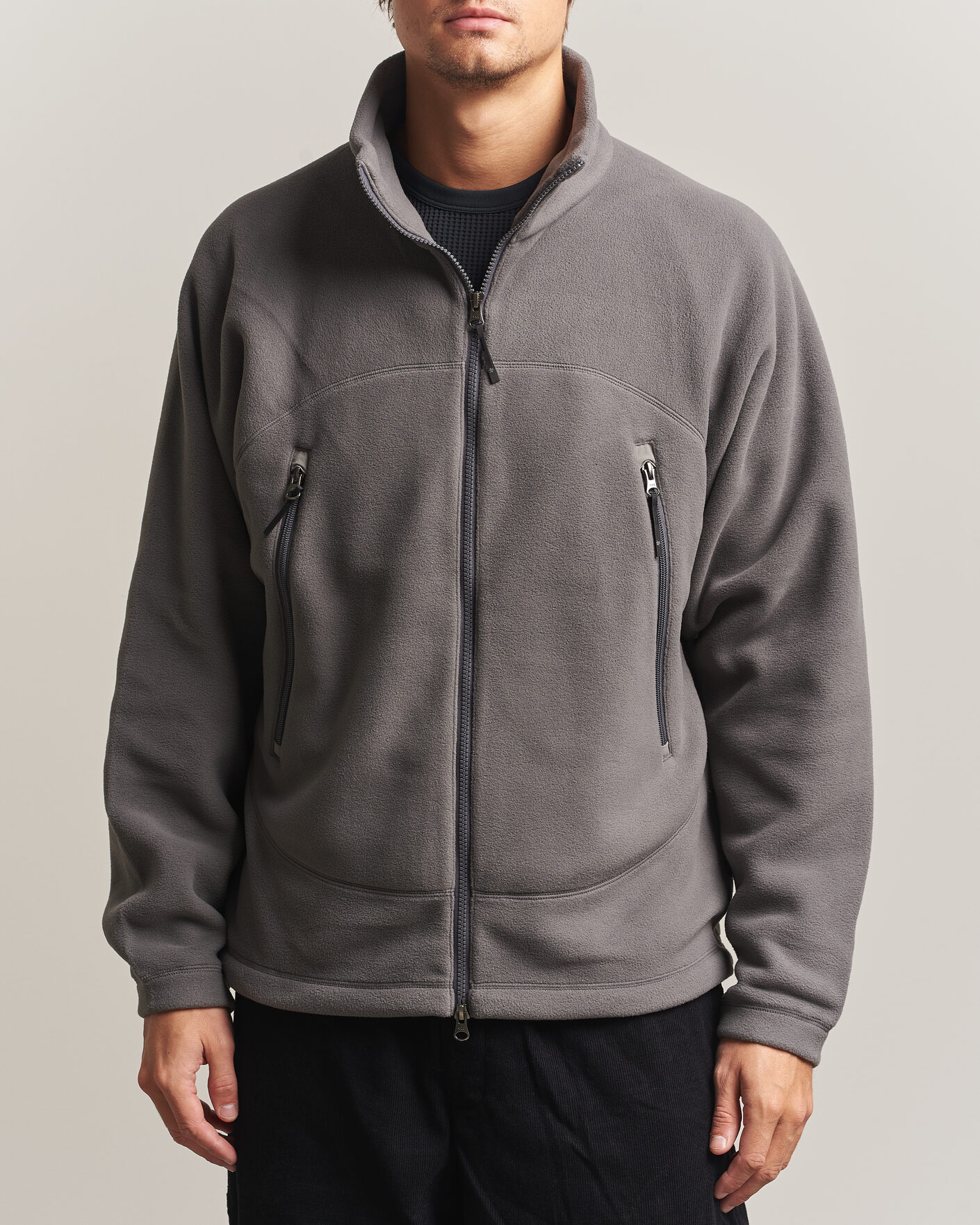 Hombres | Jerséis y prendas de punto | Goldwin | Polartec Fleece Jacket Lunar Gray