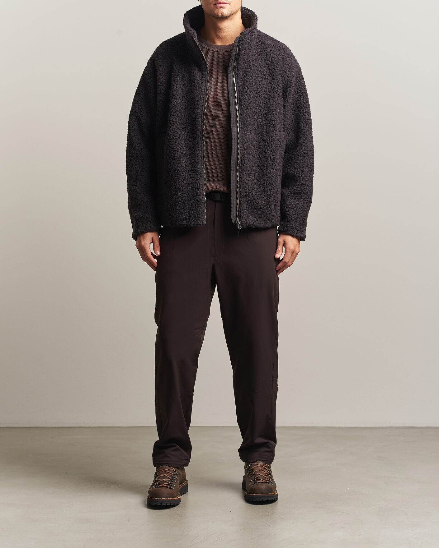 Hombres | Jerséis y prendas de punto | Goldwin | Deep Pile Fleece Jacket Espresso
