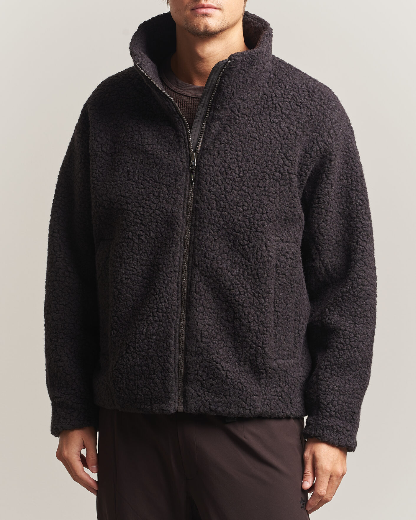 Hombres | Jerséis y prendas de punto | Goldwin | Deep Pile Fleece Jacket Espresso