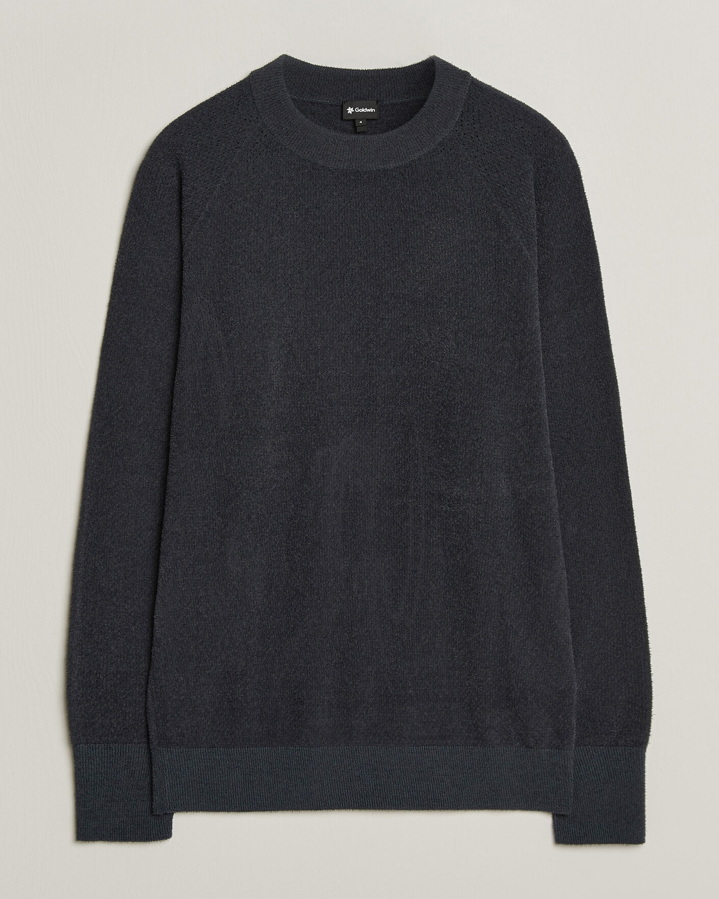 Hombres | Jerséis y prendas de punto | Goldwin | Mesh Pile Crew Neck Wolf Gray