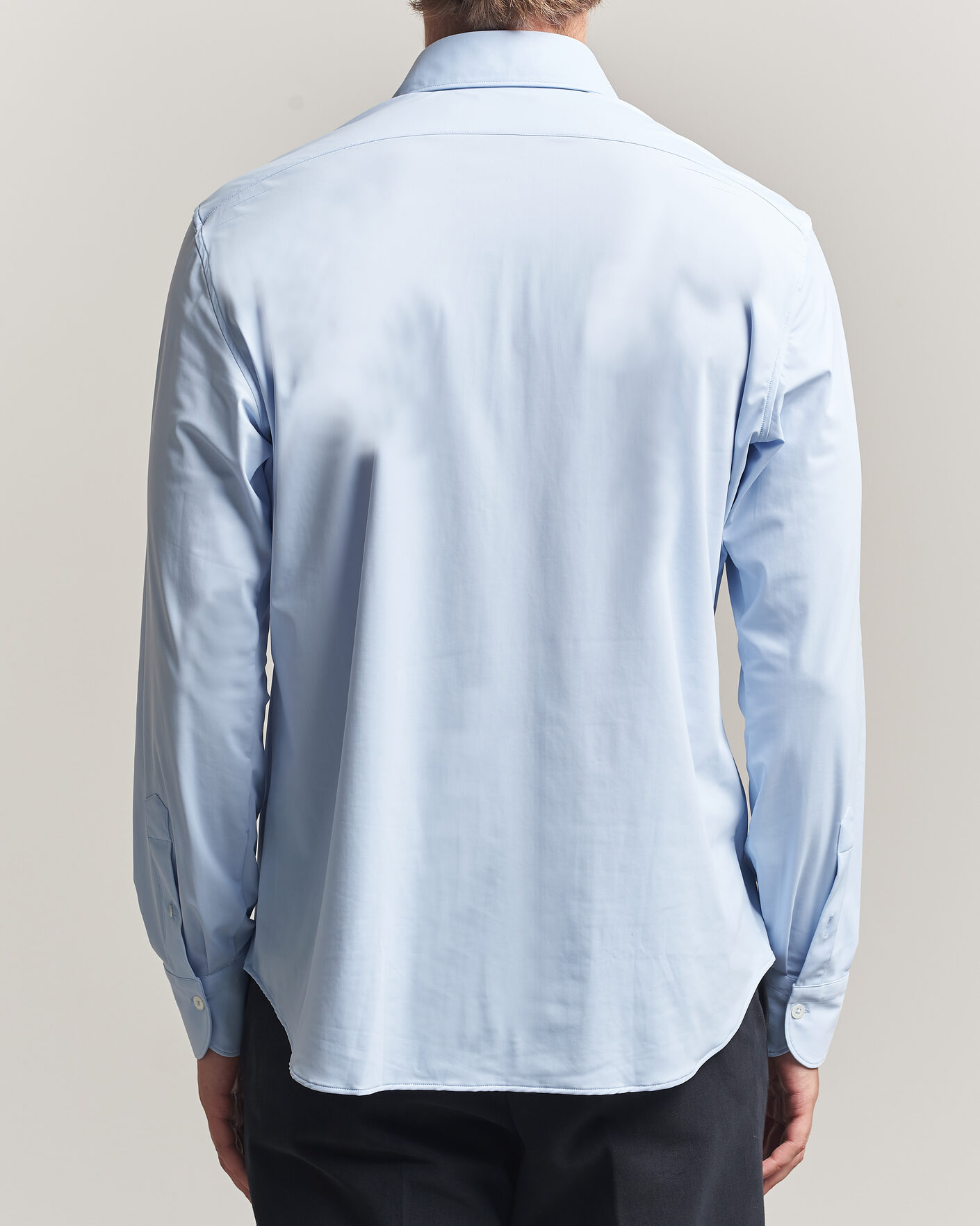Hombres | Camisas | Grigio | Jersey Shirt Light Blue