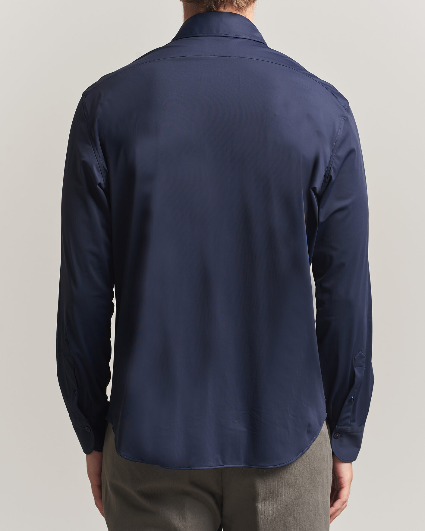 Hombres | Camisas | Grigio | Jersey Shirt Navy