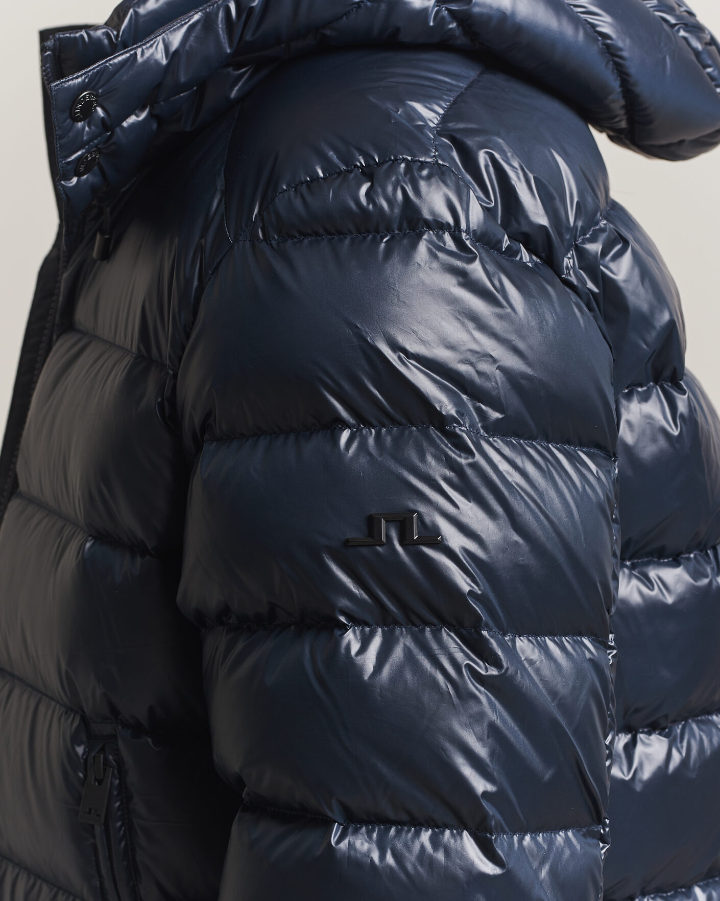 Hombres | Abrigos y chaquetas | J.Lindeberg | Creek Light Hooded Down Jacket JL Navy