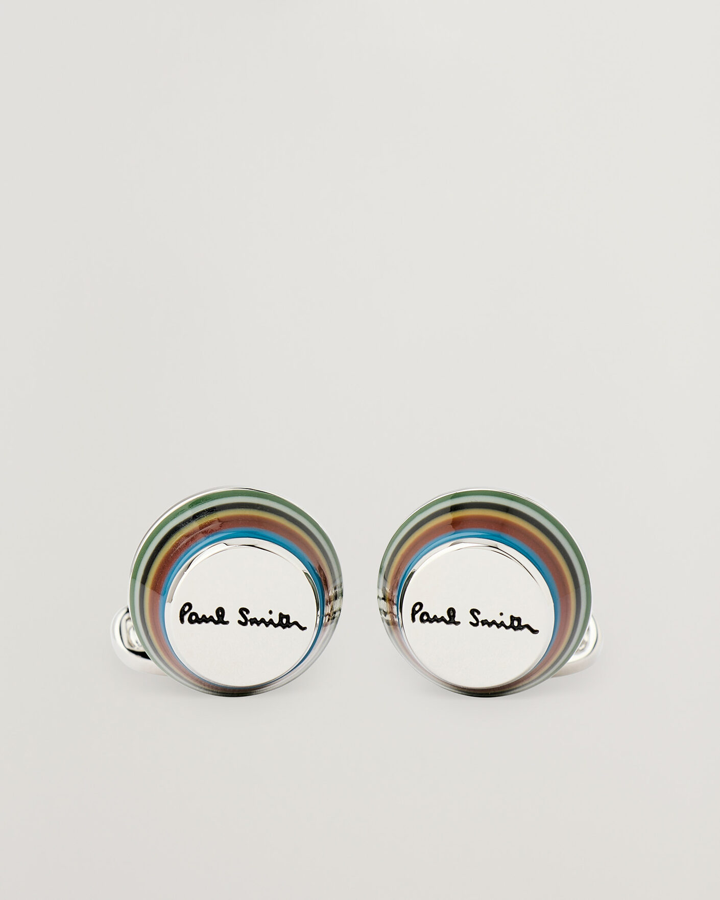 Hombres | Gemelos | Paul Smith | Taper Cufflink Silver