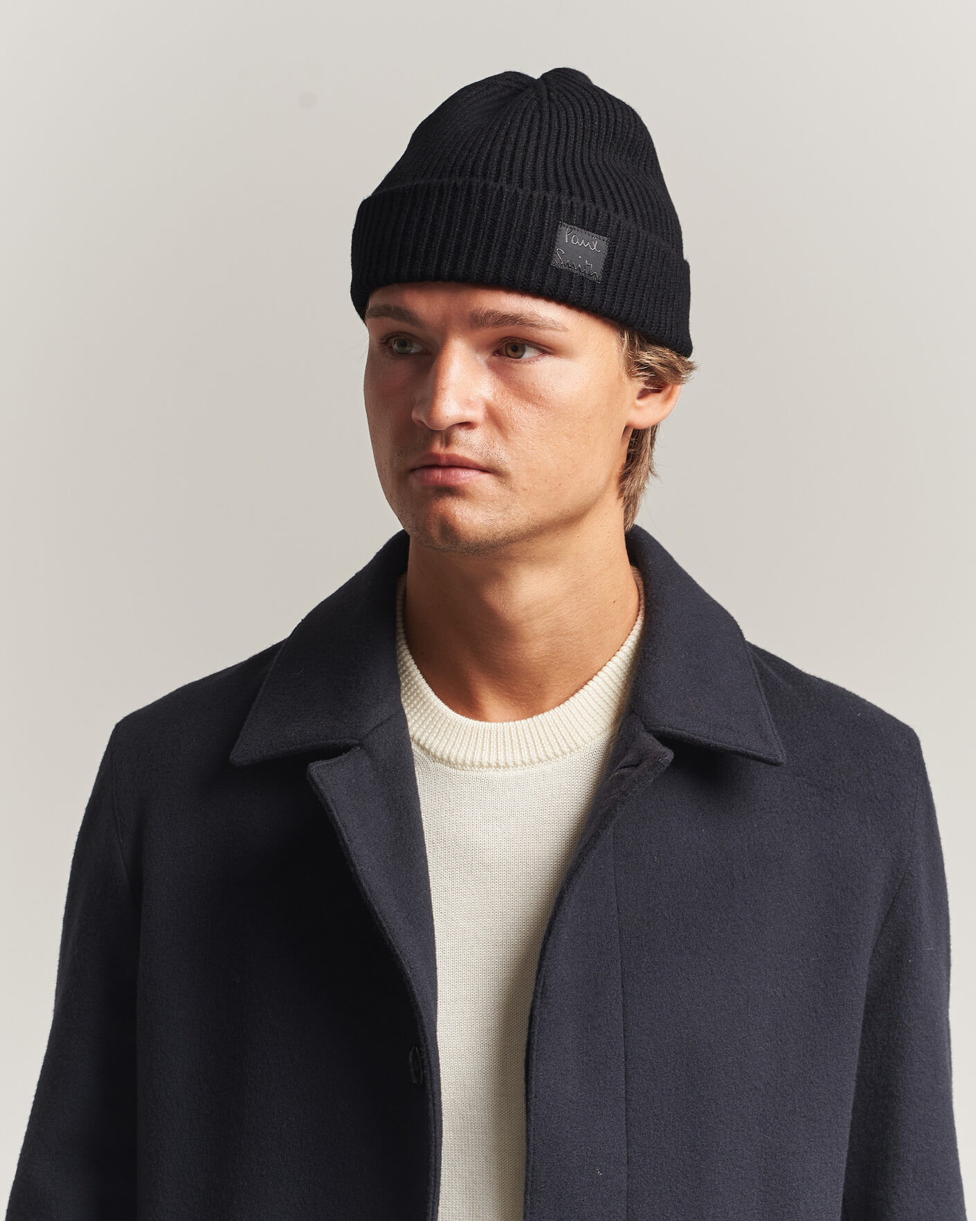 Hombres | Gorros | Paul Smith | Cashmere Beanie Black