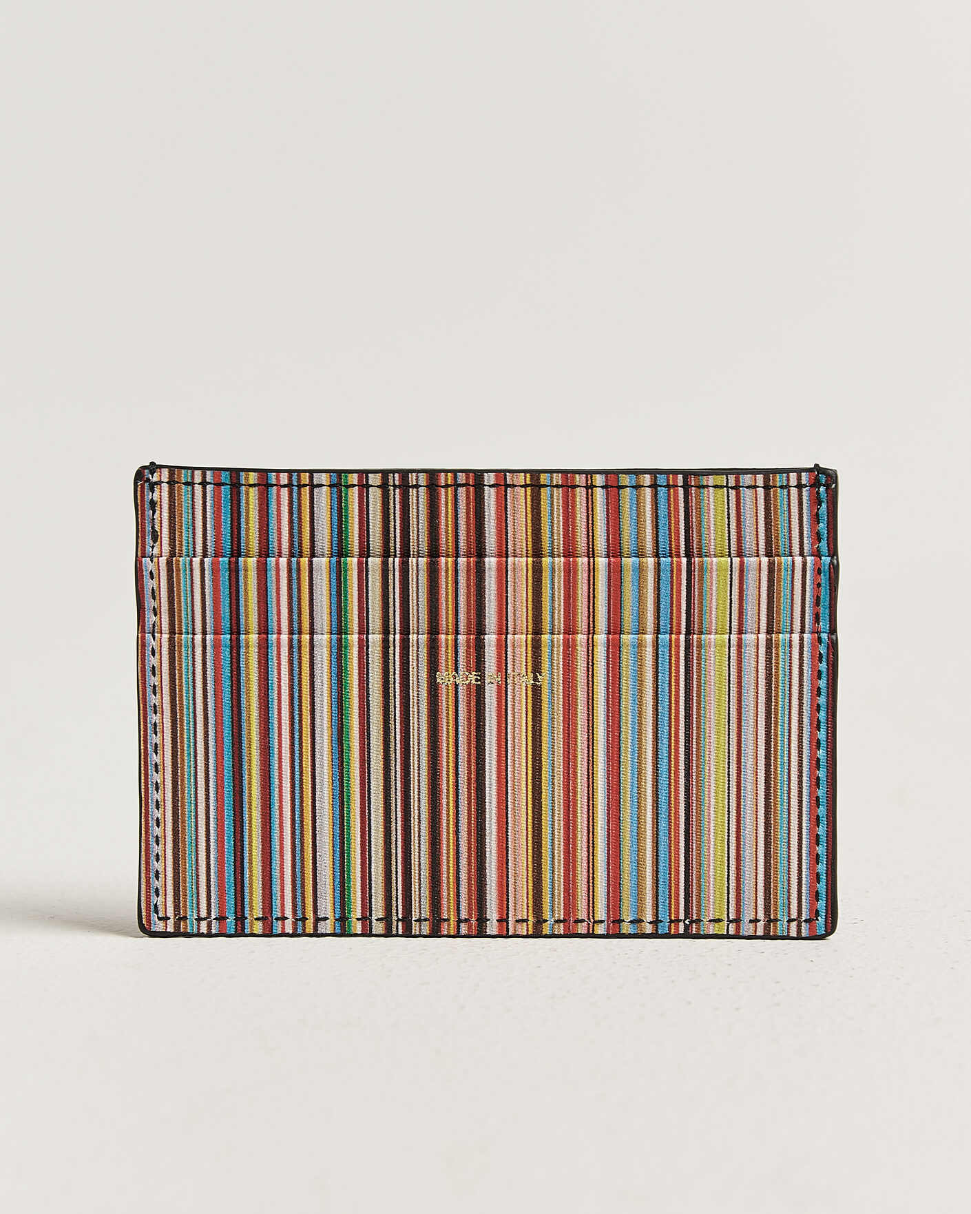 Hombres | Billeteras | Paul Smith | Signature Stripe Card Holder Black