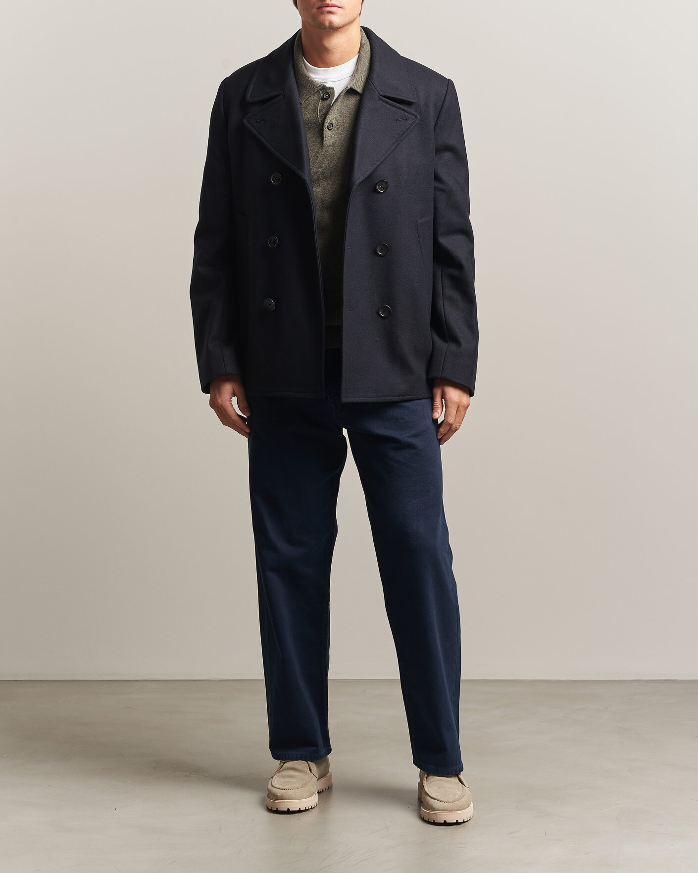Hombres | Abrigos y chaquetas | PS Paul Smith | Wool Peacoat Navy