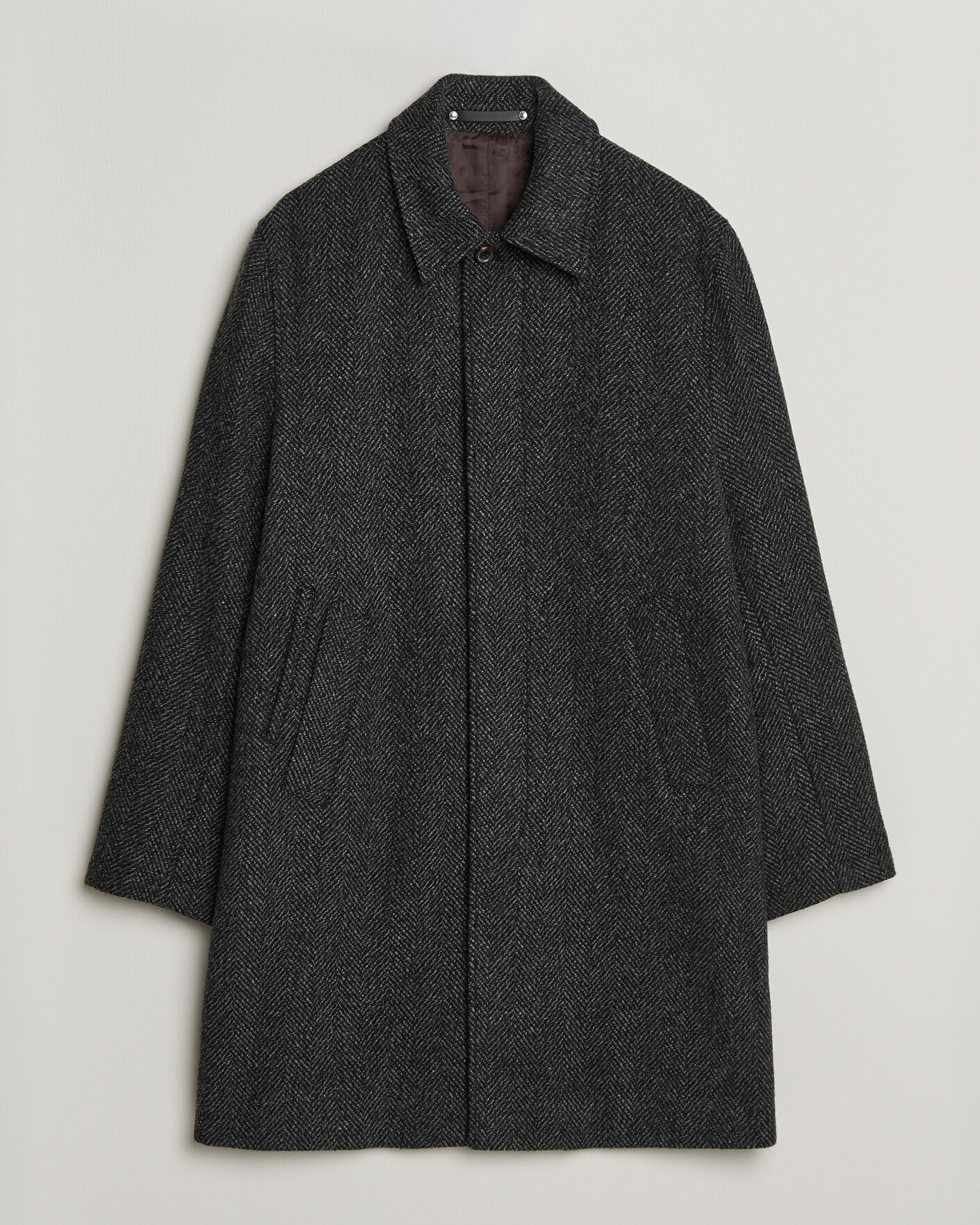 Hombres | Abrigos y chaquetas | PS Paul Smith | Wool Herringbone Coat Black