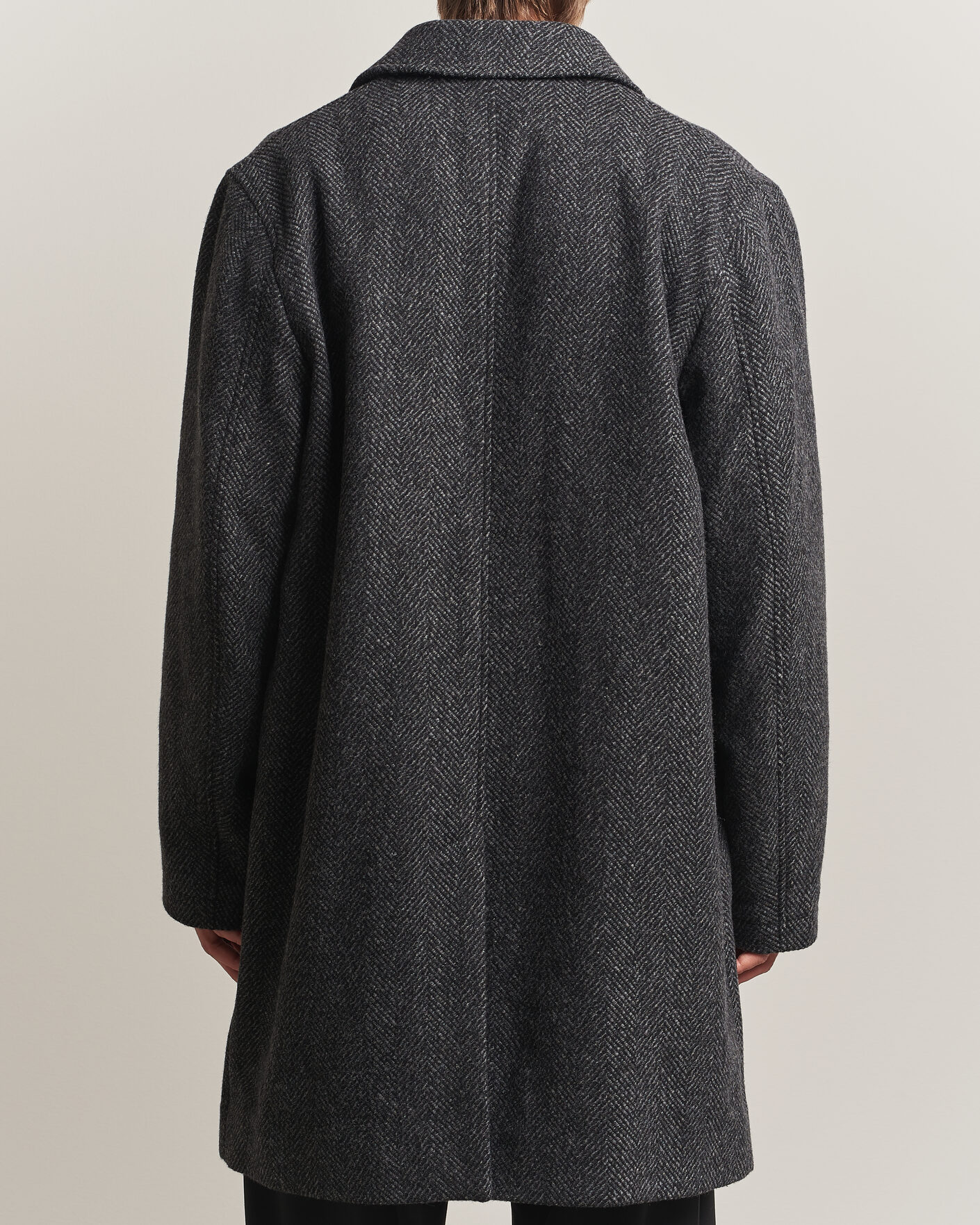 Hombres | Abrigos y chaquetas | PS Paul Smith | Wool Herringbone Coat Black