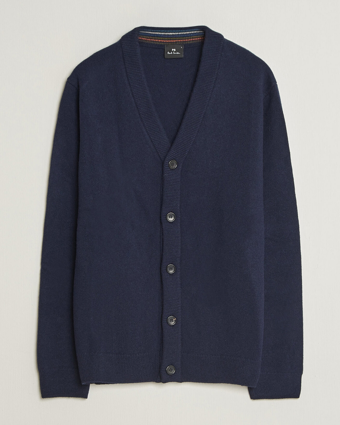 Hombres | Jerséis y prendas de punto | PS Paul Smith | Wool Knitted Cardigan Navy
