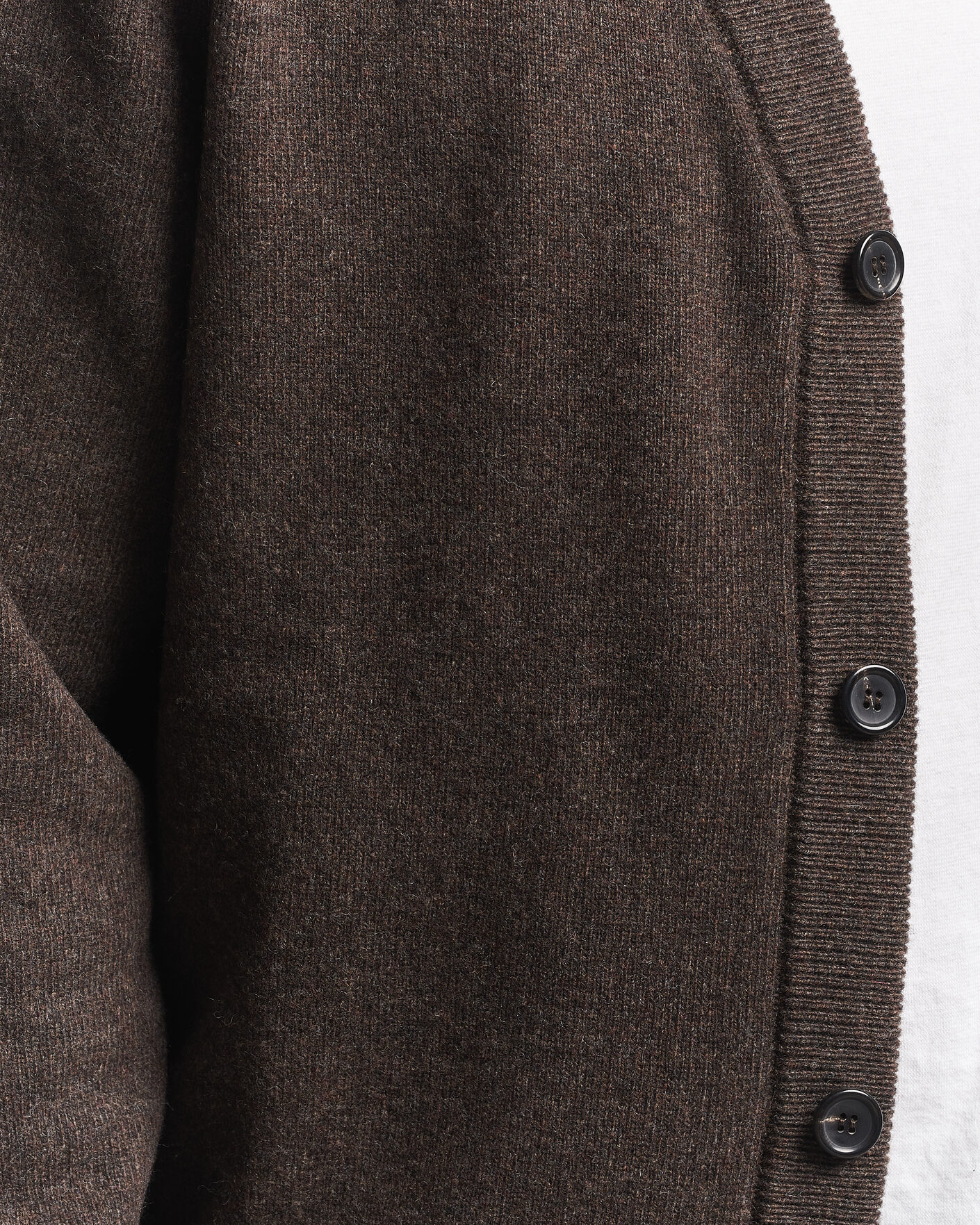 Hombres | Jerséis y prendas de punto | PS Paul Smith | Wool Knitted Cardigan Brown