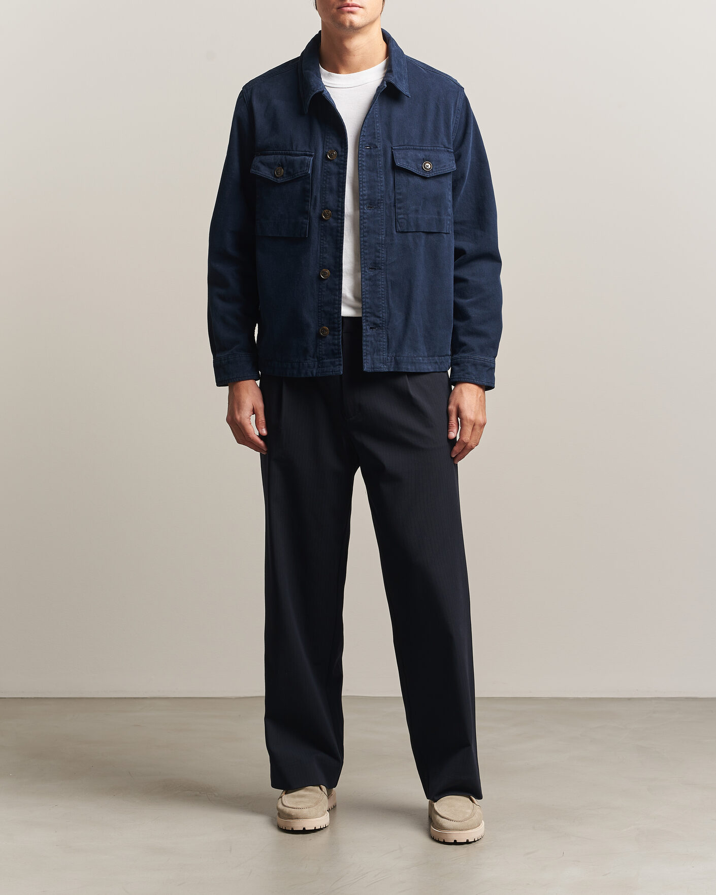 Hombres | Camisas | PS Paul Smith | Pocket Overshirt Navy