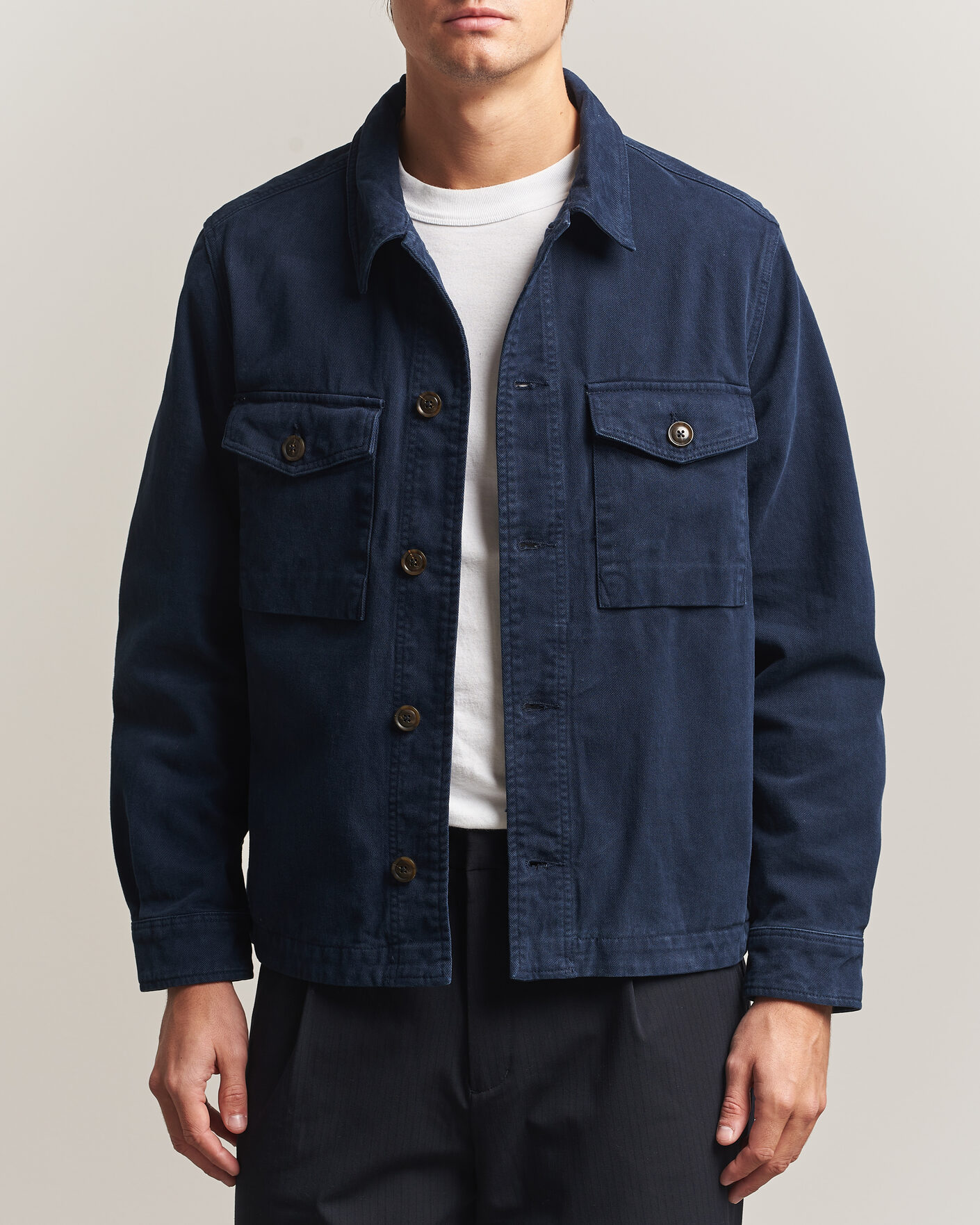 Hombres | Camisas | PS Paul Smith | Pocket Overshirt Navy
