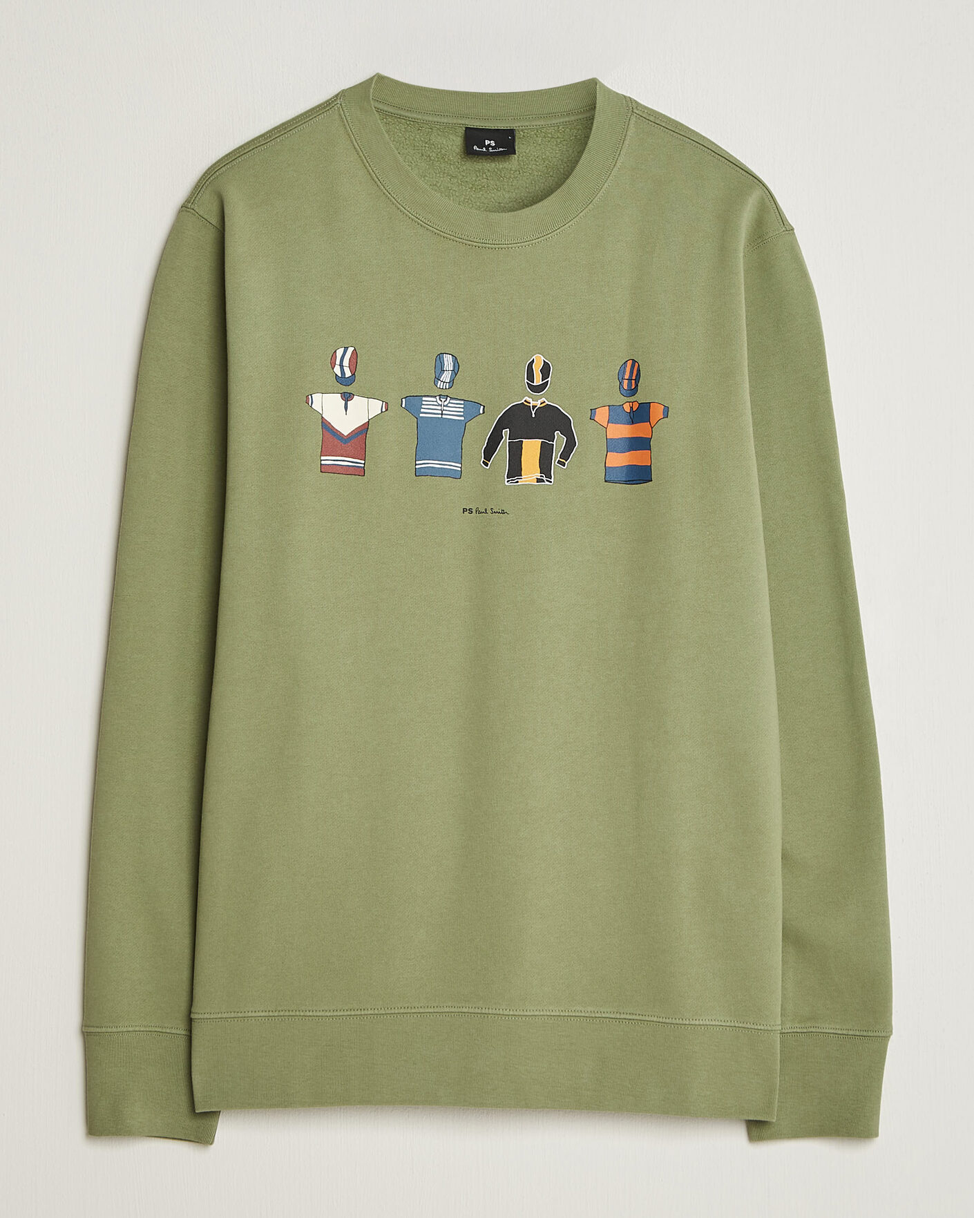 Hombres | Jerséis y prendas de punto | PS Paul Smith | Cycle Jersey's Crew Sweatshirt Green