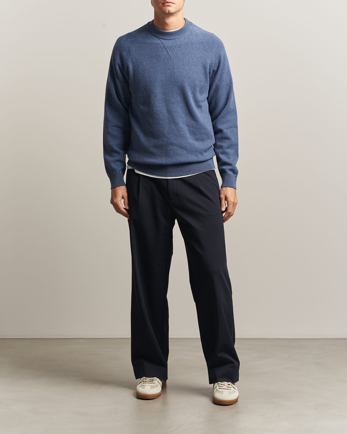 Hombres | Jerséis y prendas de punto | PS Paul Smith | Wool Knitted Sweater Blue