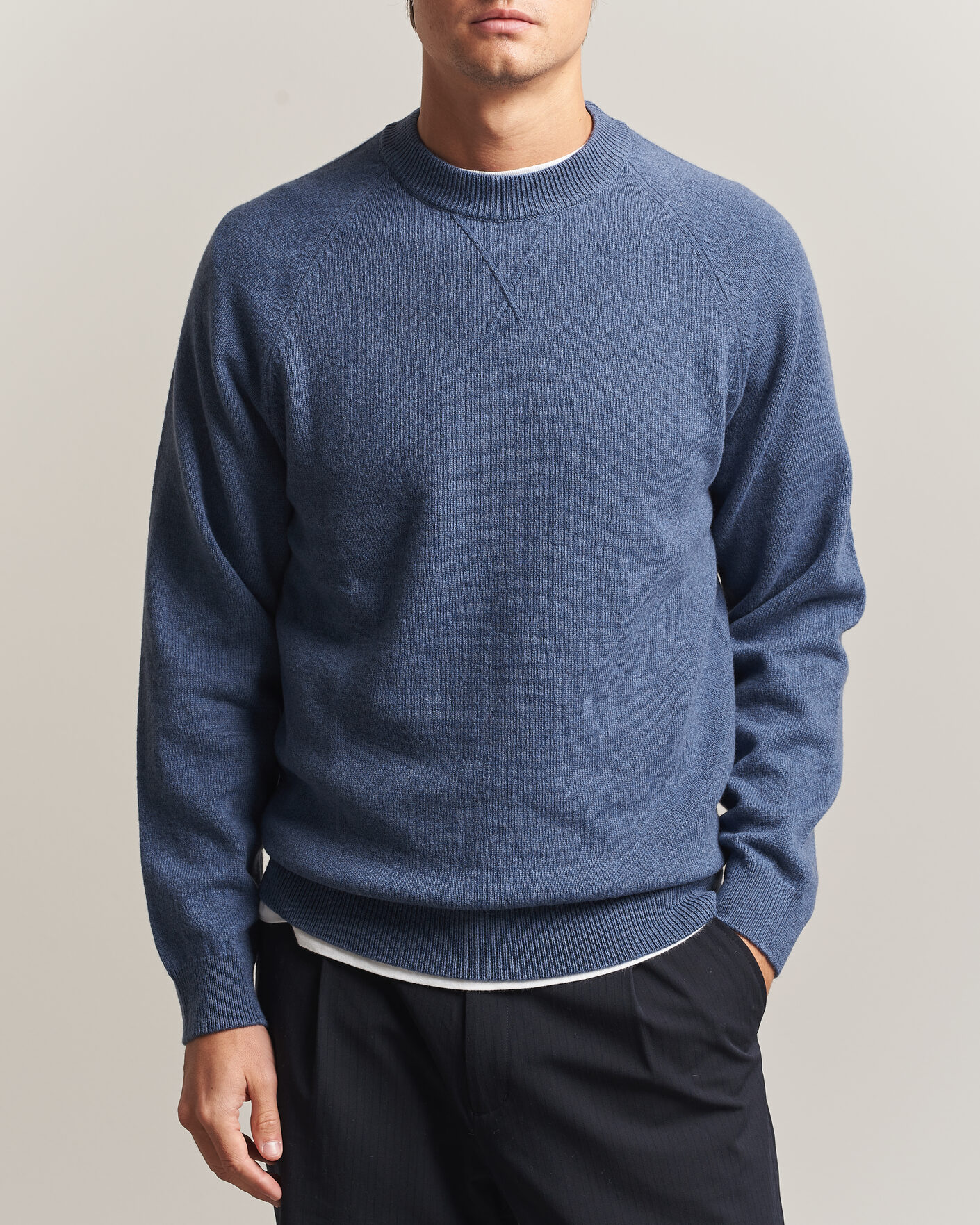 Hombres | Jerséis y prendas de punto | PS Paul Smith | Wool Knitted Sweater Blue