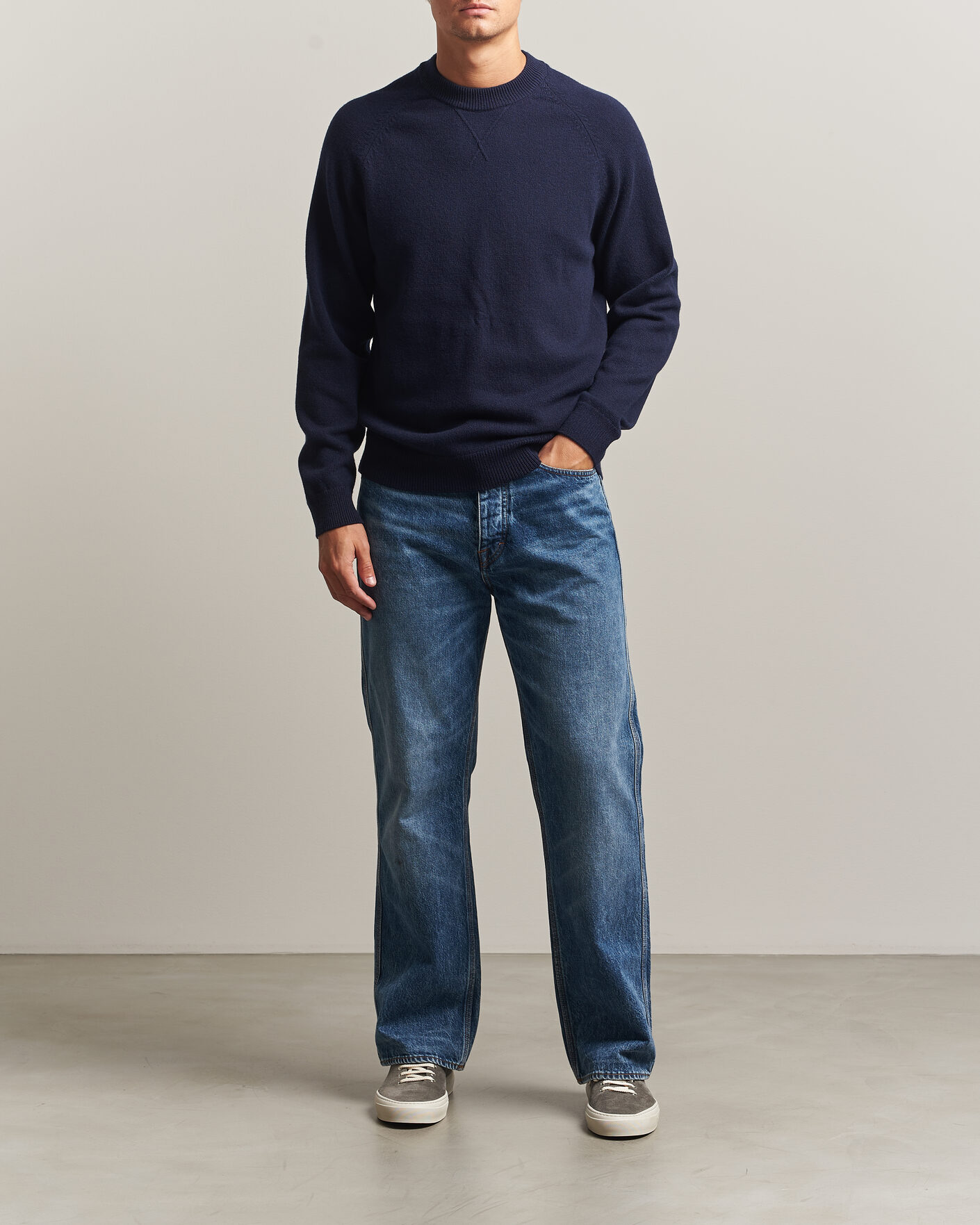 Hombres | Jerséis y prendas de punto | PS Paul Smith | Wool Knitted Sweater Navy