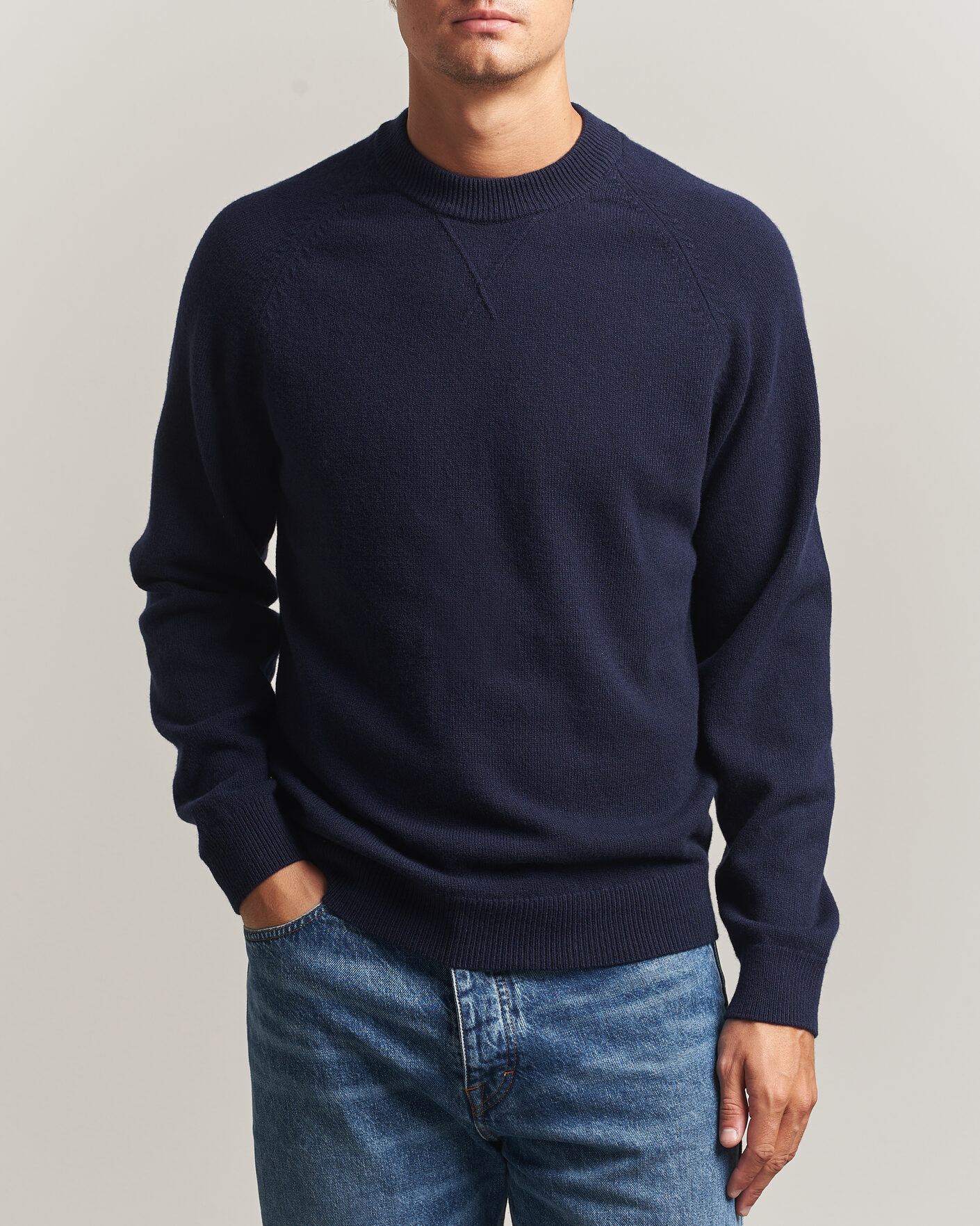 Hombres | Jerséis y prendas de punto | PS Paul Smith | Wool Knitted Sweater Navy